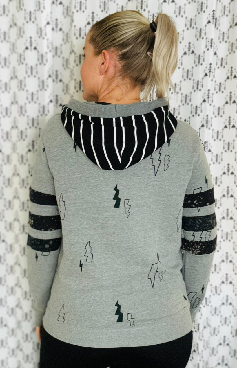 Lightning Rocktober Buffalo Hoodie Size- Unisex XS/S