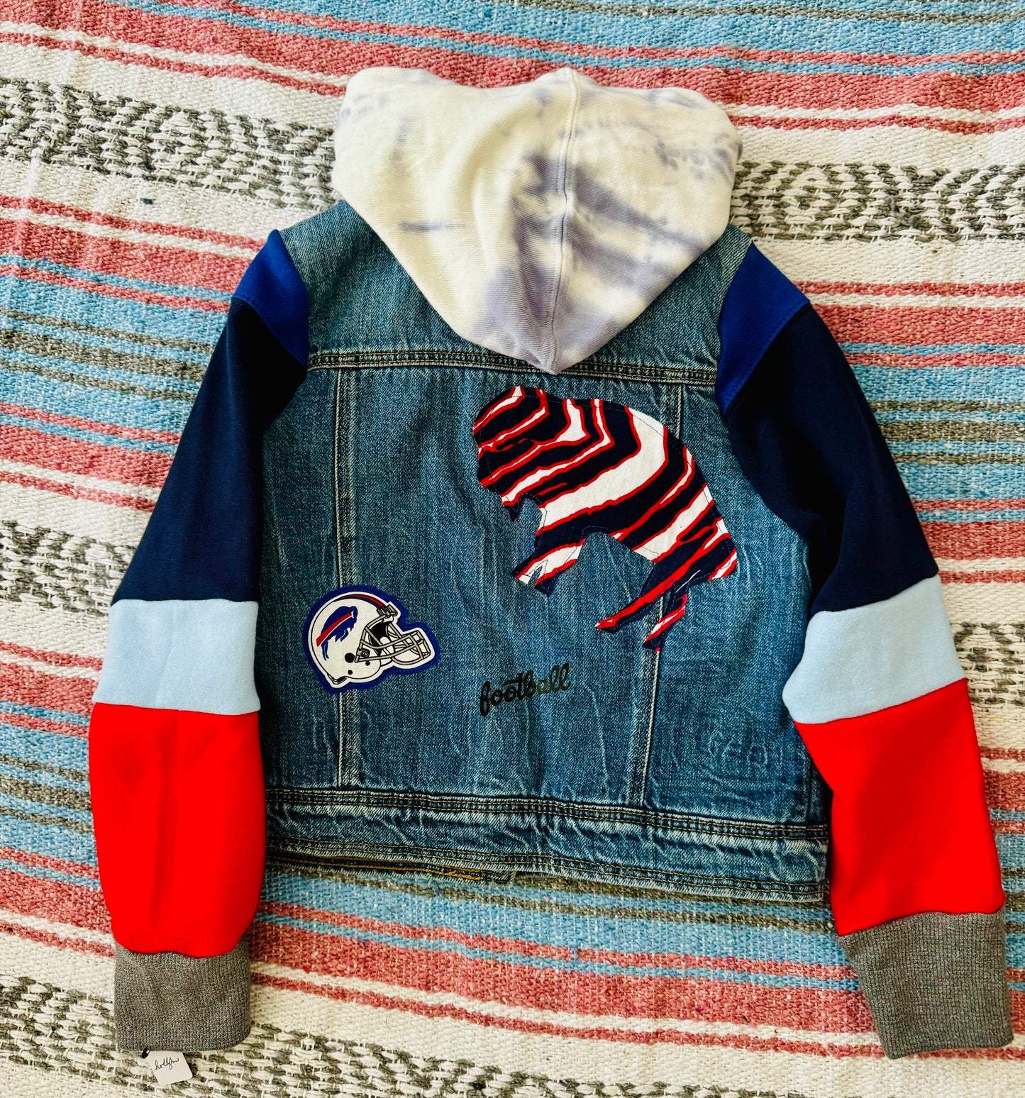 Buffalo Football Denim Jacket Size- Youth Small