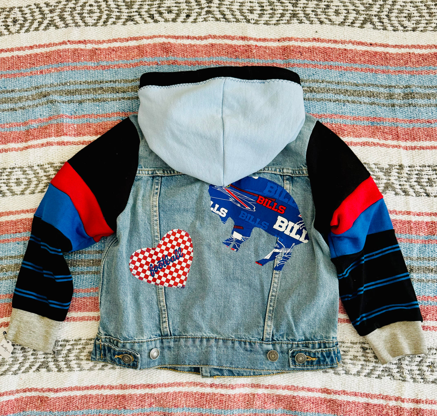 Buffalo Football Denim Jacket Size- Youth Small