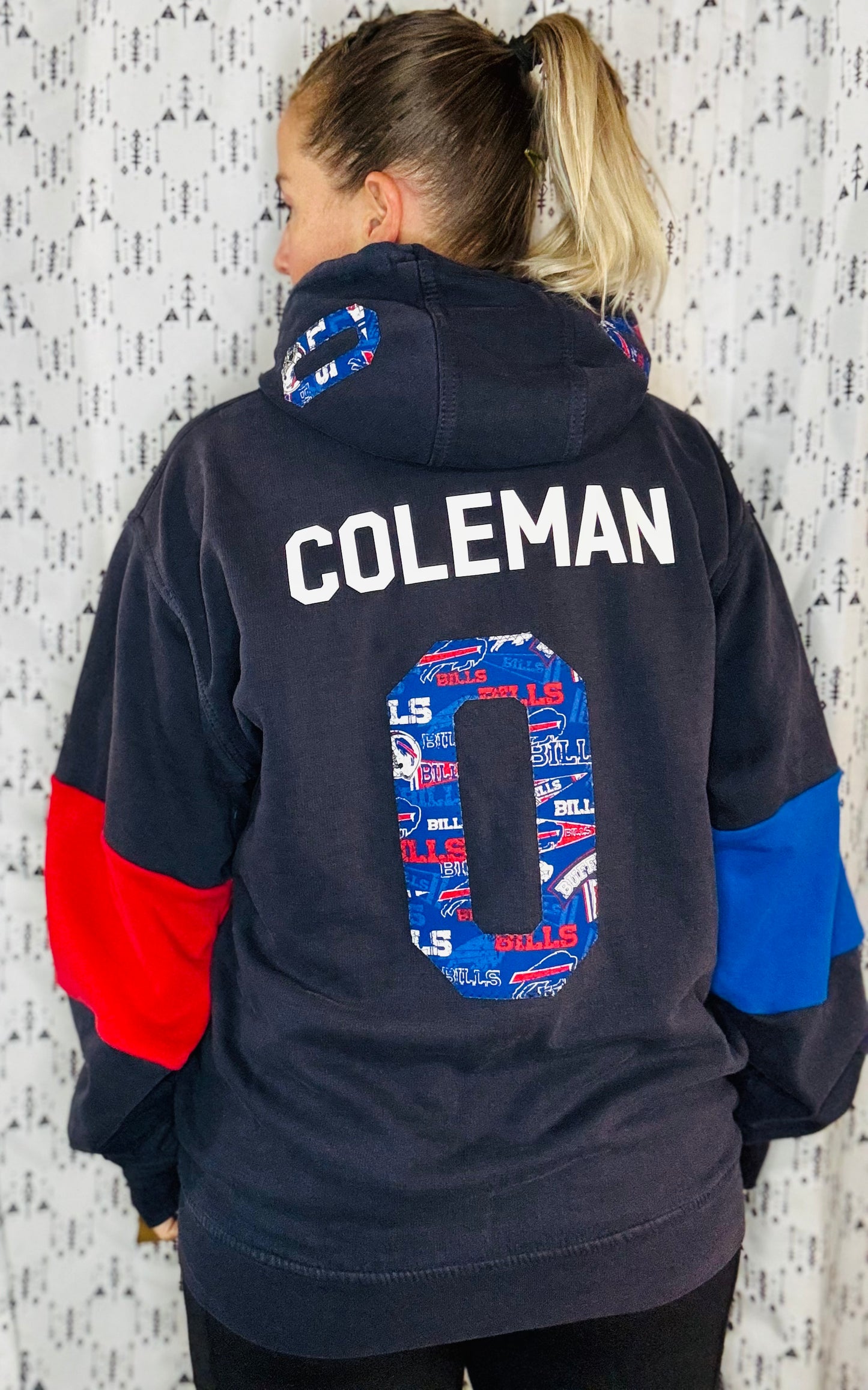 Buffalo Coleman #0 Zip-Up Hoodie Size-Unisex L/XL