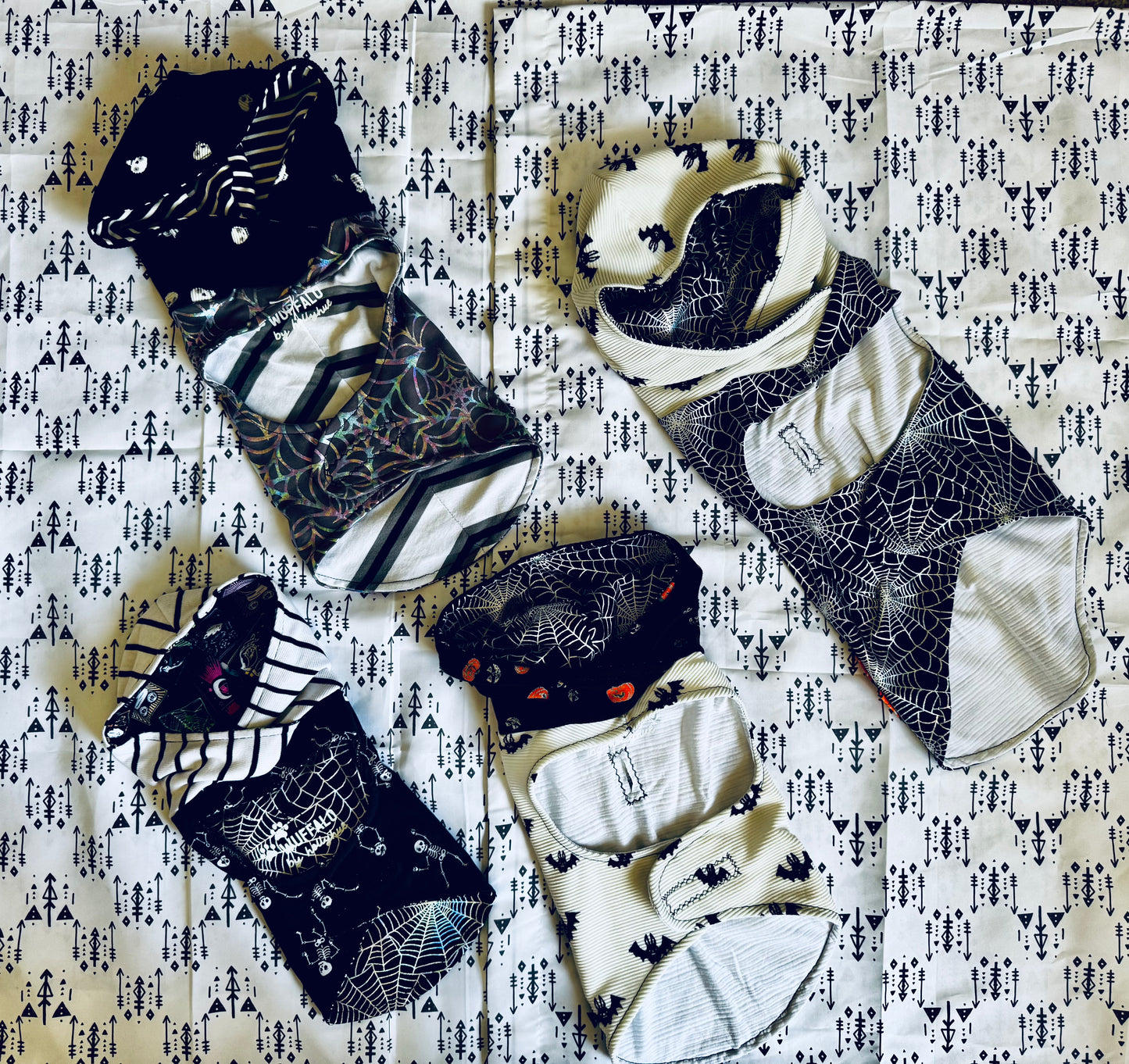 Halloween Bat Crazy Dog Hoodie Size-S