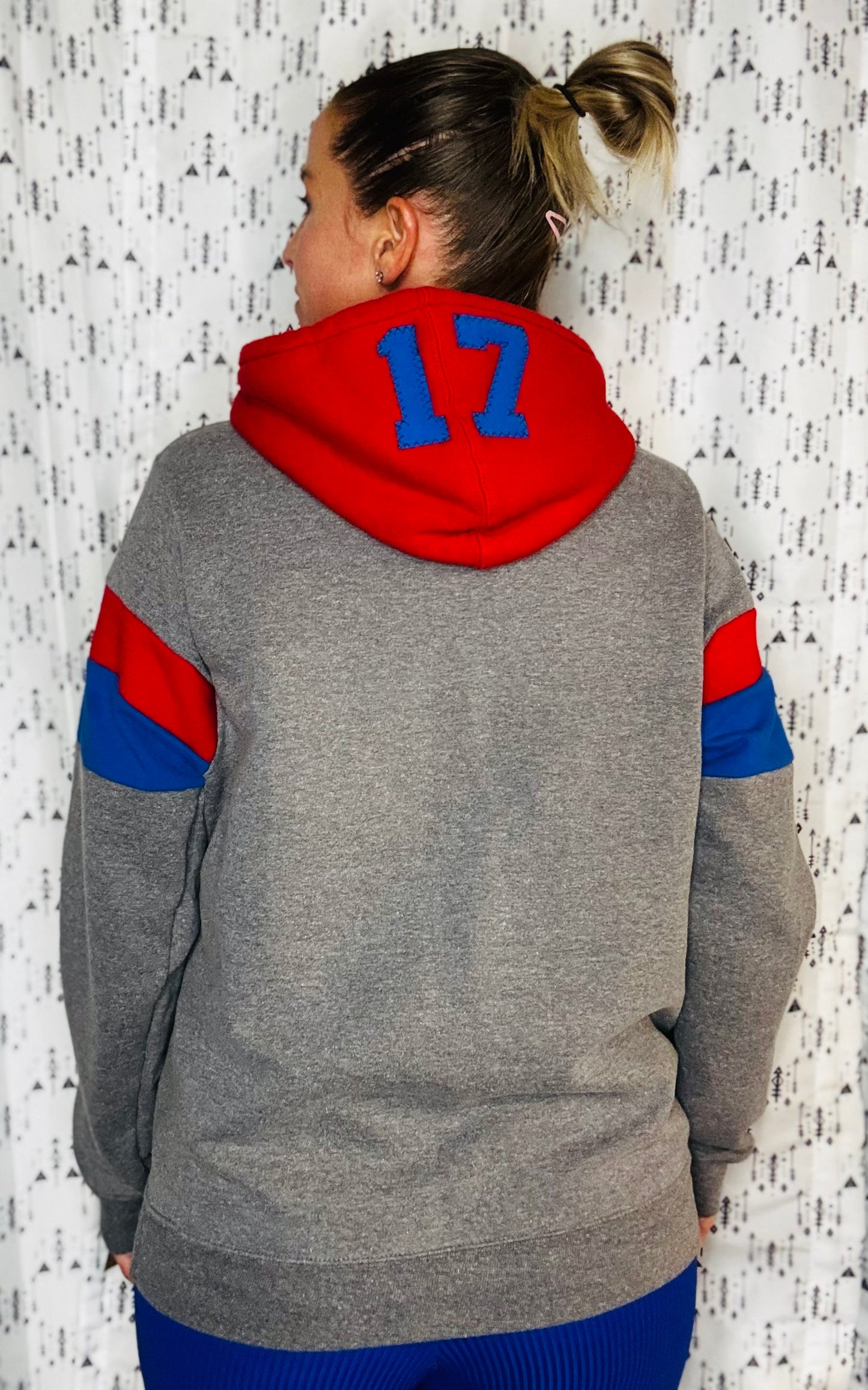 Grey FP Buffalo Allen 1/4 Zip Hoodie- Women's Size L/XL