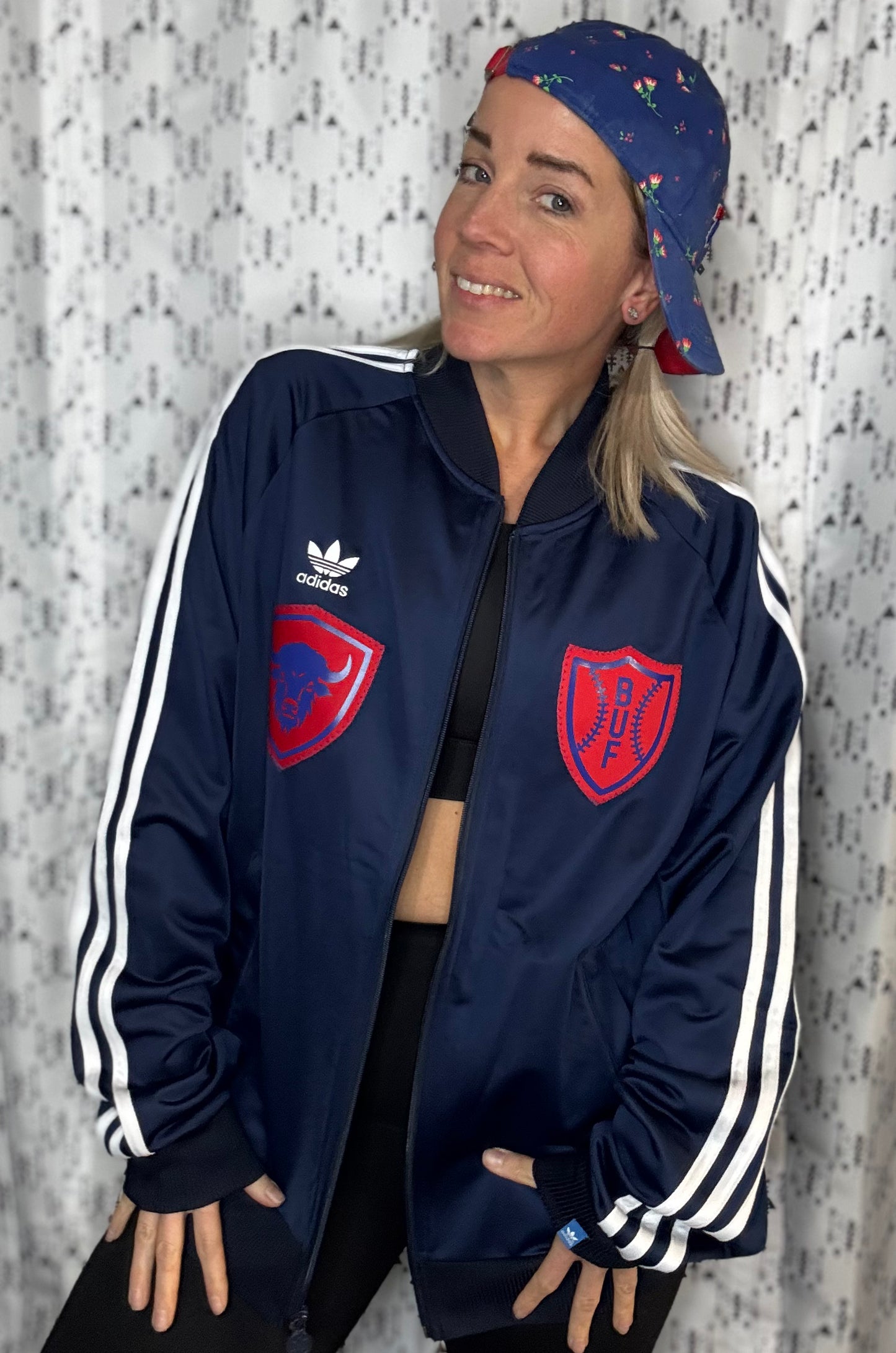 Buffalo Bball Zip-Up Track Jacket Unisex- M/L