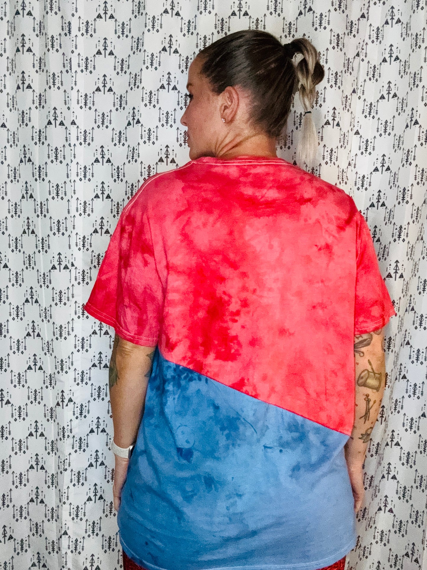 716 DAY Buffalo Tie Dye T-Shirt Size- Unisex L/XL