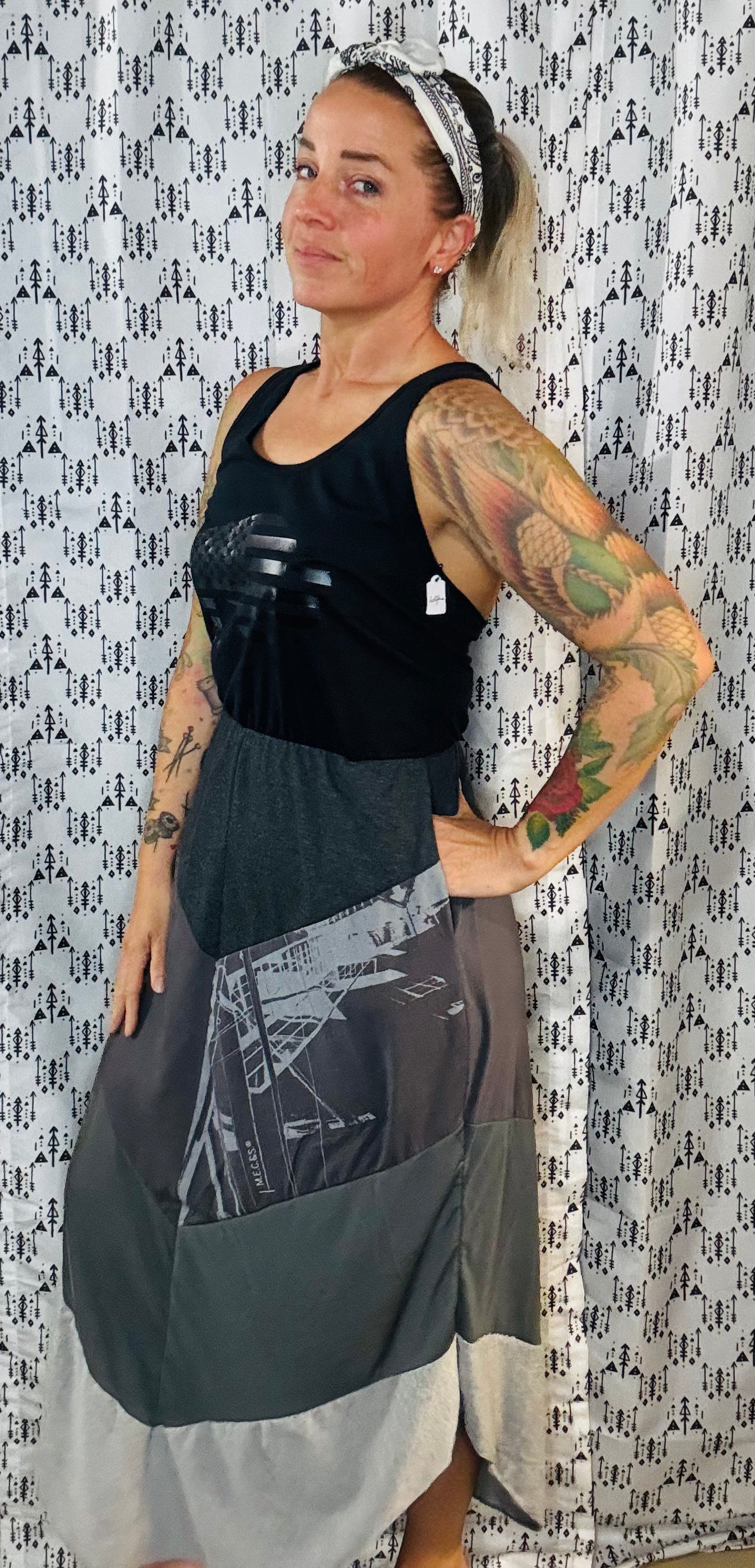 Buffalo Dark Patriot Racer Back Ombre' Dress Size- S/M