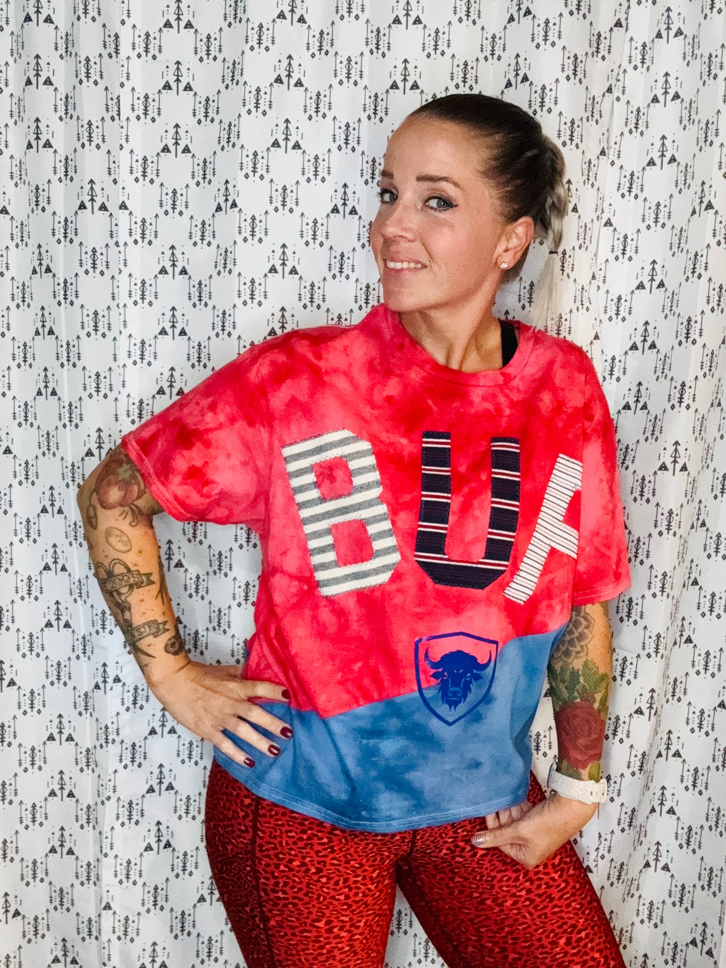 716 DAY BUF Tie Dye Crop T-Shirt Size- Women’s OSFM