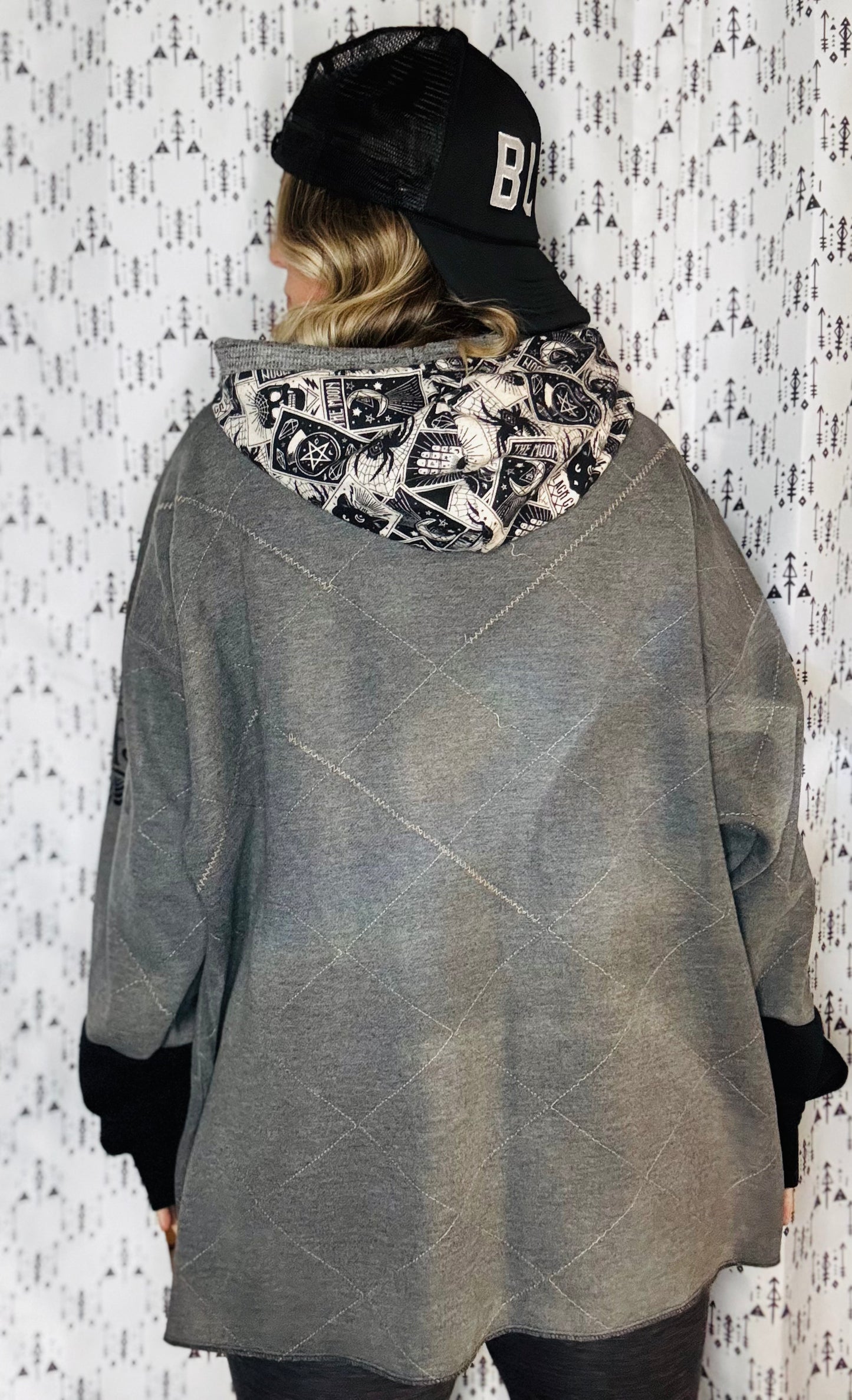 Halloween Allover Buffalo Hoodie Size- Unisex XL/2X