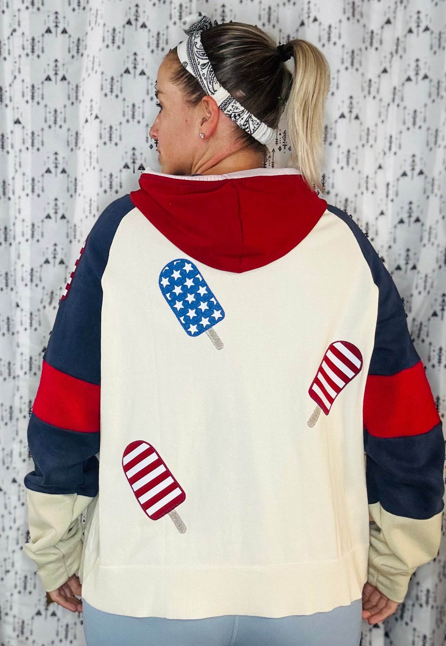 USA/BUF Popsicle Sweater Hoodie Women's Size-XL/2X