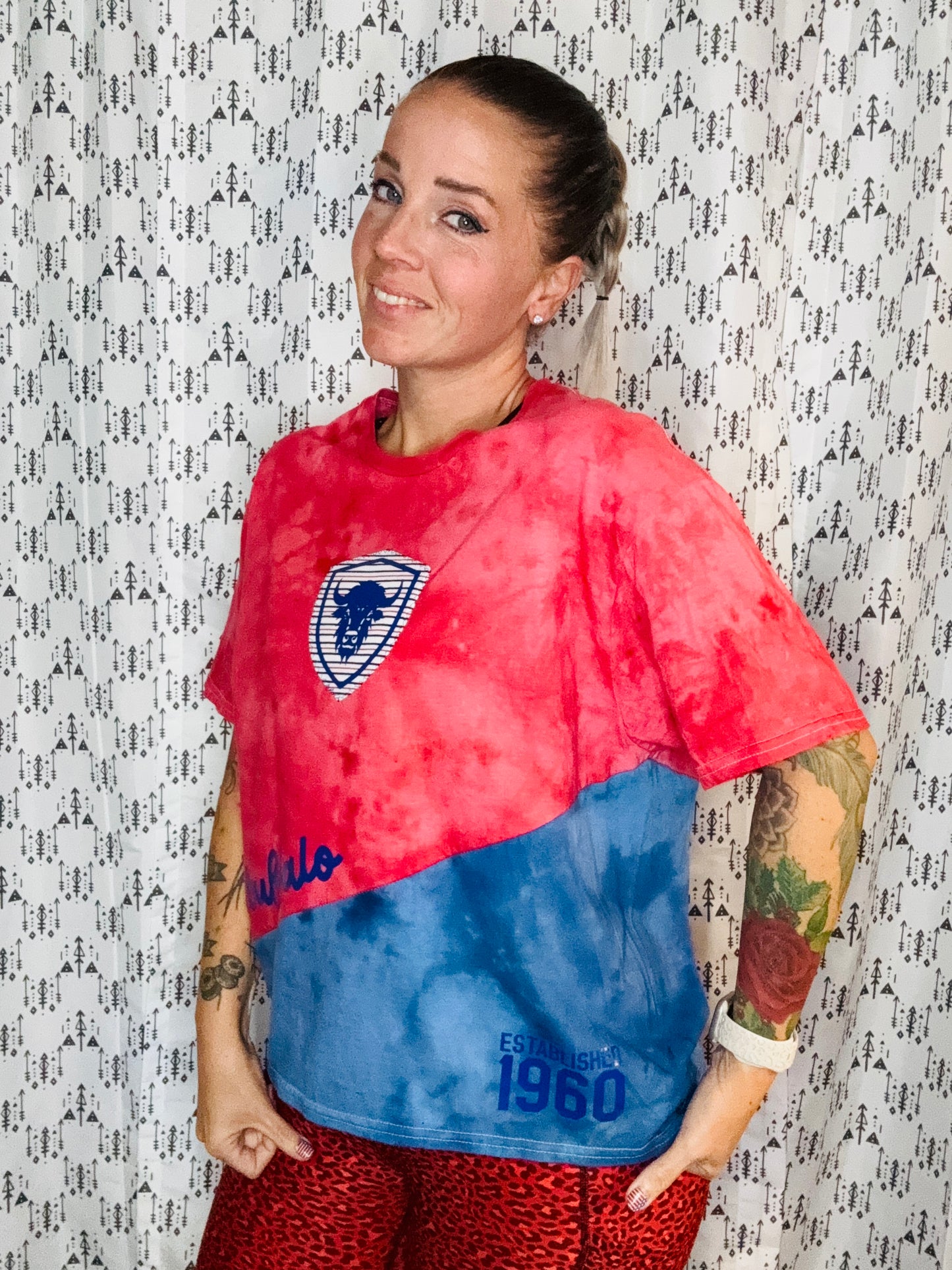 716 DAY BUF Tie Dye Crop T-Shirt Size- Women’s OSFM