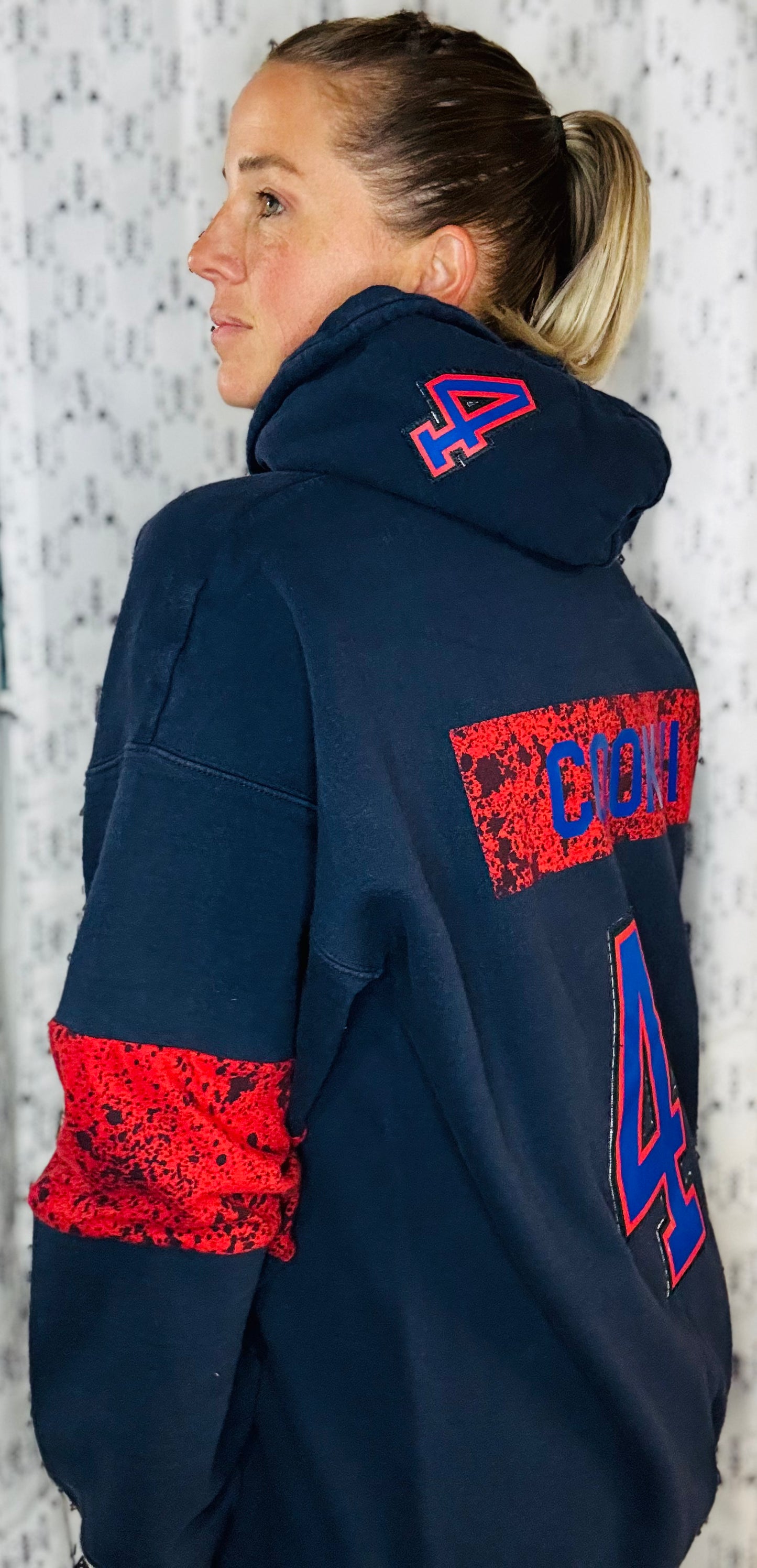Buffalo Cook #4 Zip-Up Hoodie Size-Unisex L/XL