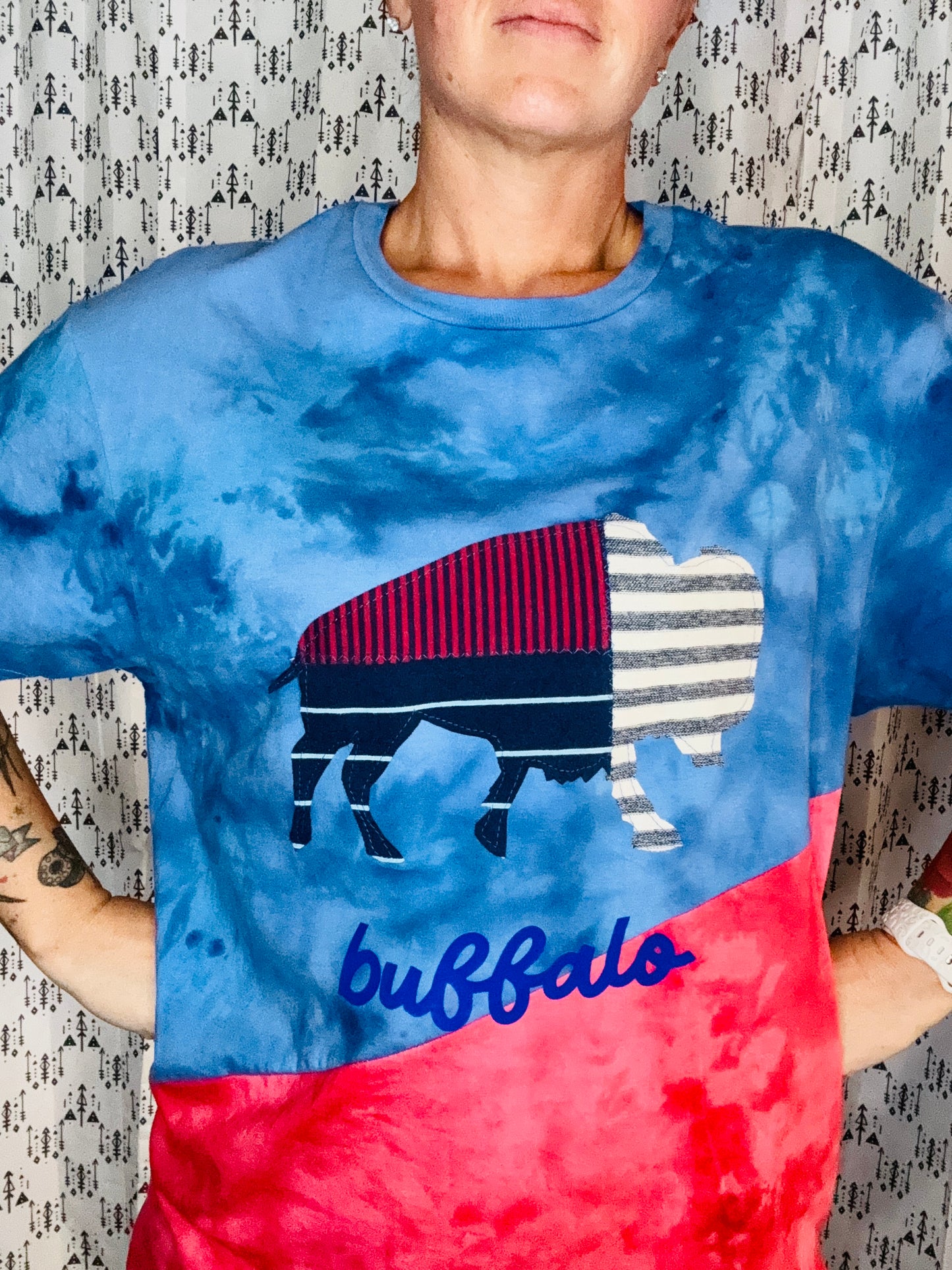 716 DAY Buffalo 2 Tie Dye T-Shirt Size- Unisex L/XL