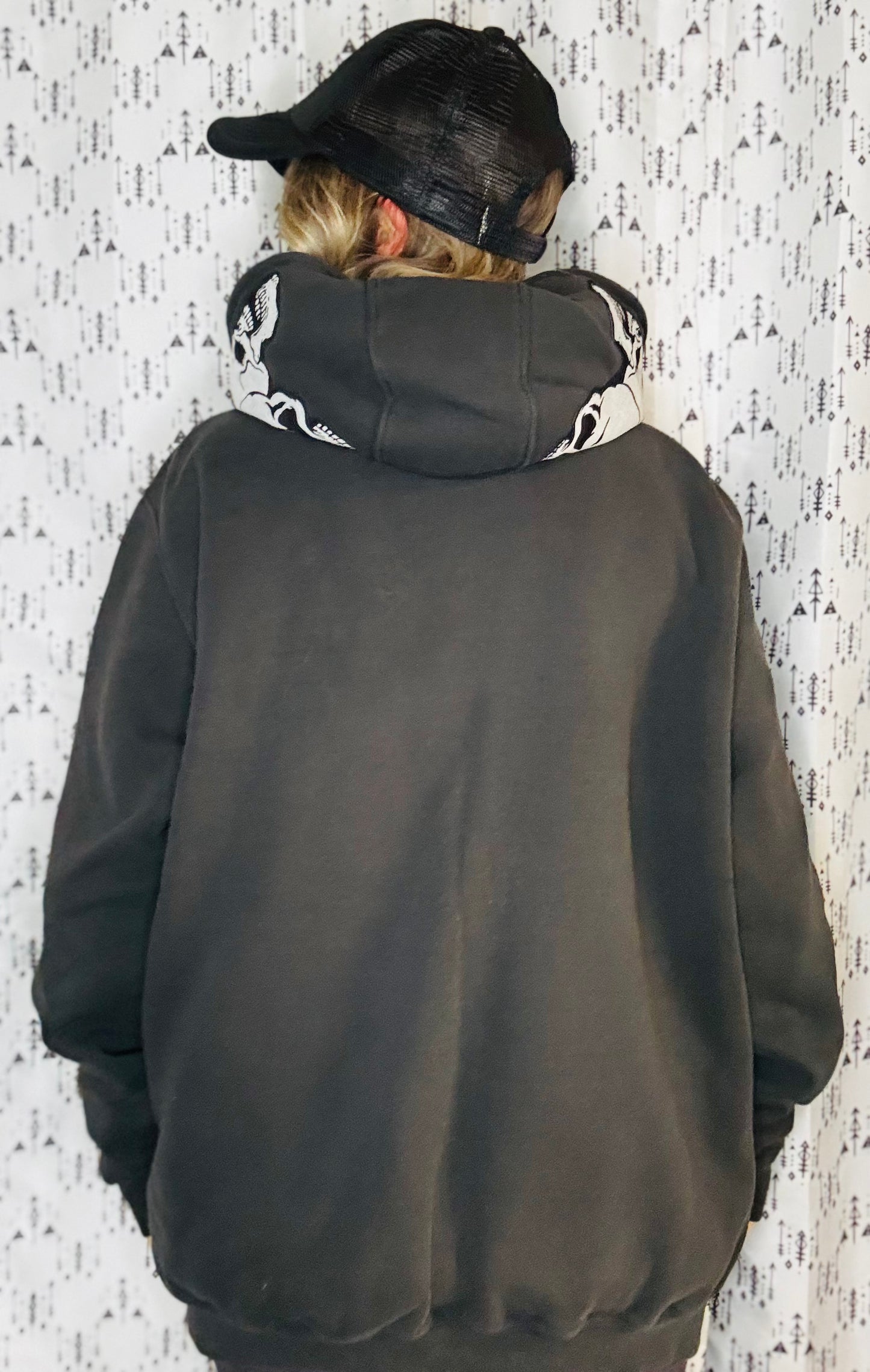 Black Rocktober BUF Thermal Lined Zip-Up Hoodie Size- Unisex XL/2X
