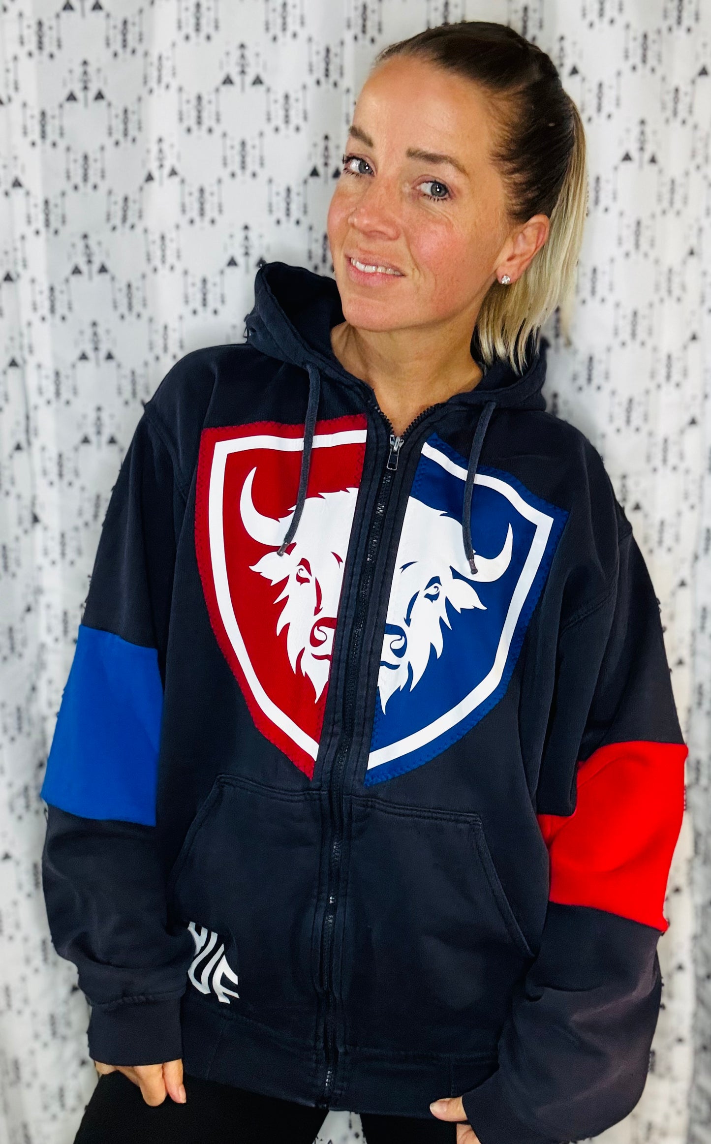 Buffalo Coleman #0 Zip-Up Hoodie Size-Unisex L/XL