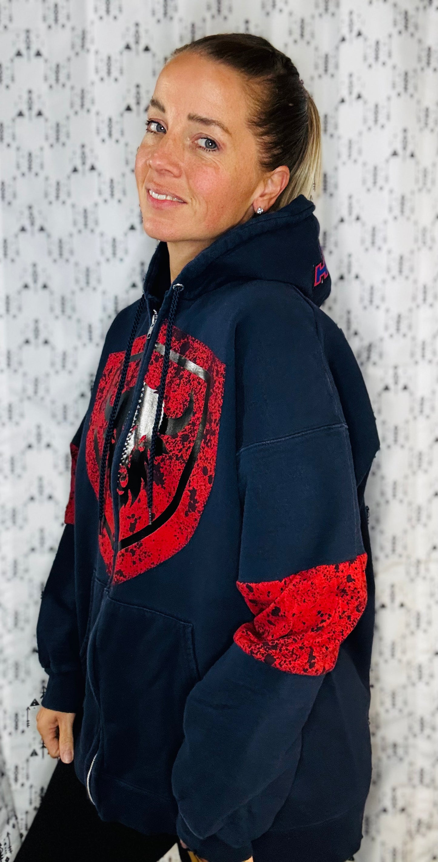 Buffalo Cook #4 Zip-Up Hoodie Size-Unisex L/XL