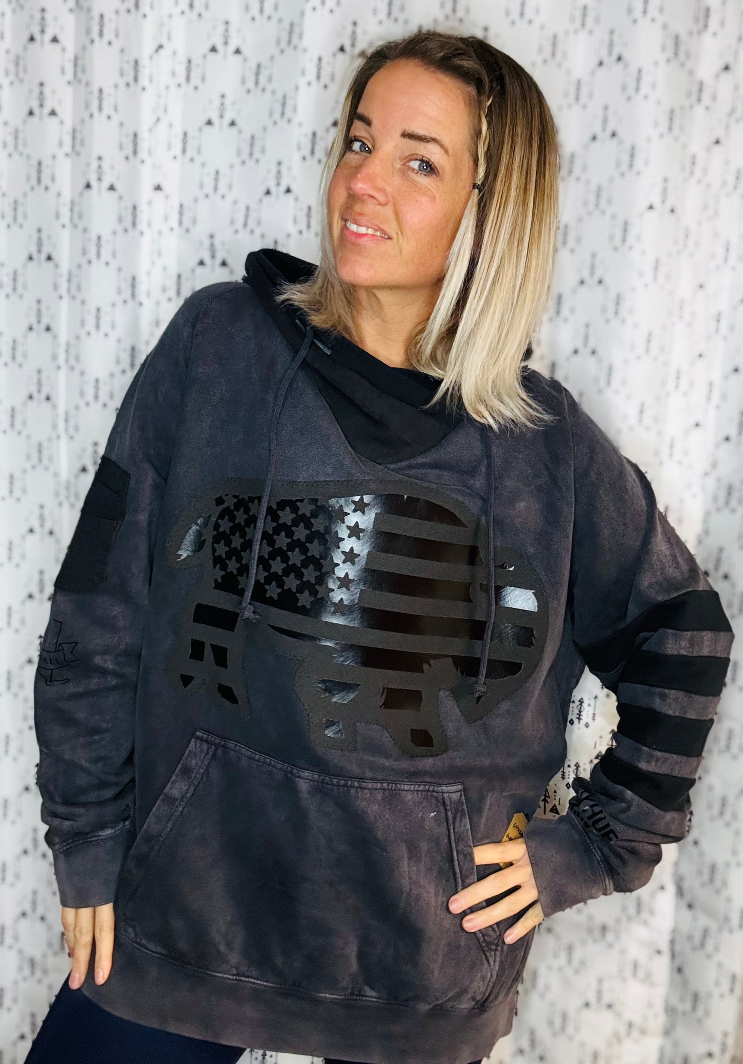 Dark Buffalo Patriot Hoodie Unisex-XL/2X