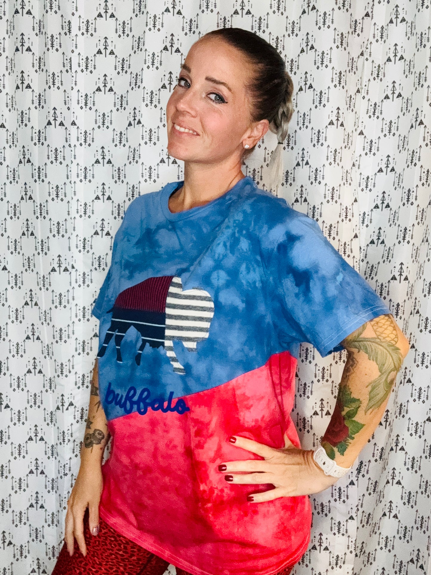 716 DAY Buffalo 2 Tie Dye T-Shirt Size- Unisex L/XL