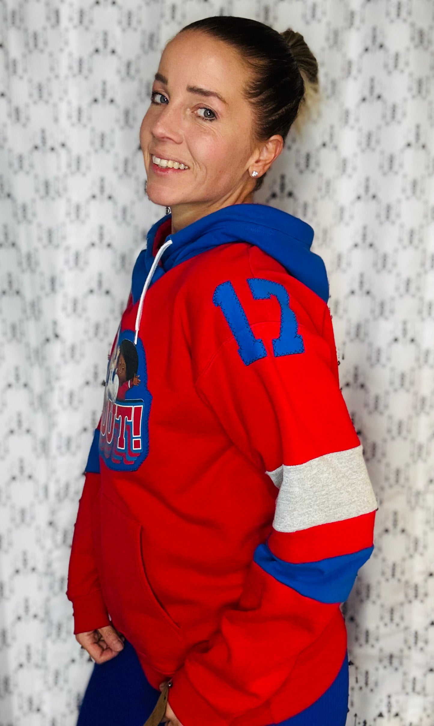Red Shout Buffalo Allen Hoodie- Women's Size M/L