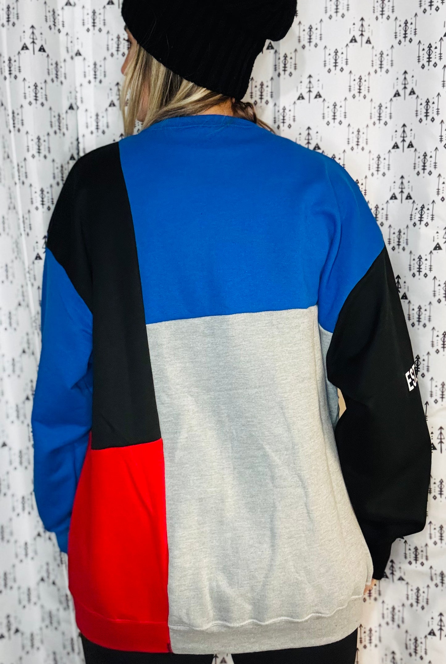 Color-Block 2 Buffalo Crewneck Size- Unisex L/XL