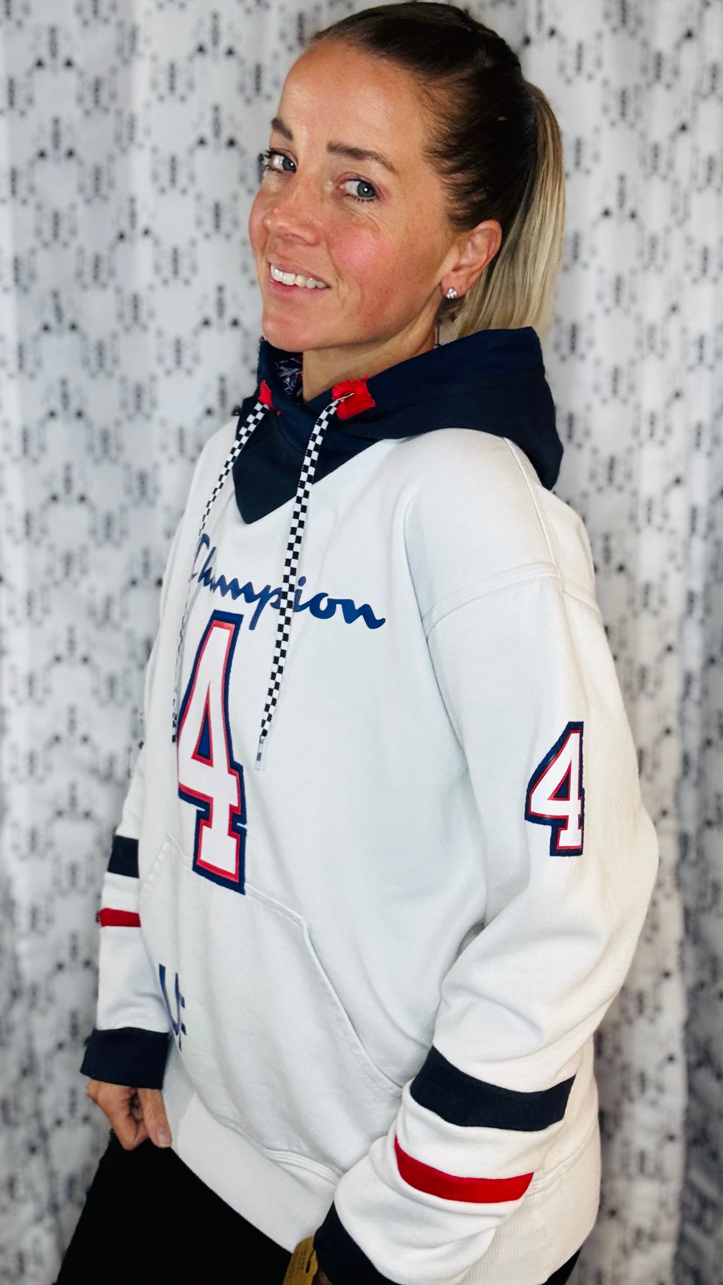 Cook #4 Champion Buffalo Hoodie Unisex-M/L