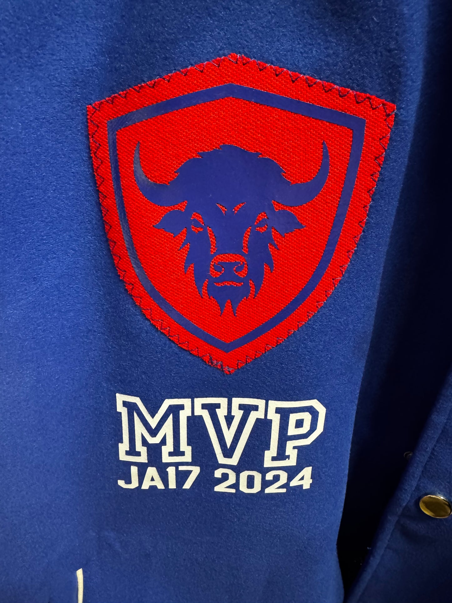 Blue Buffalo Football JA17 MVP Varsity Jacket Unisex Size-3X