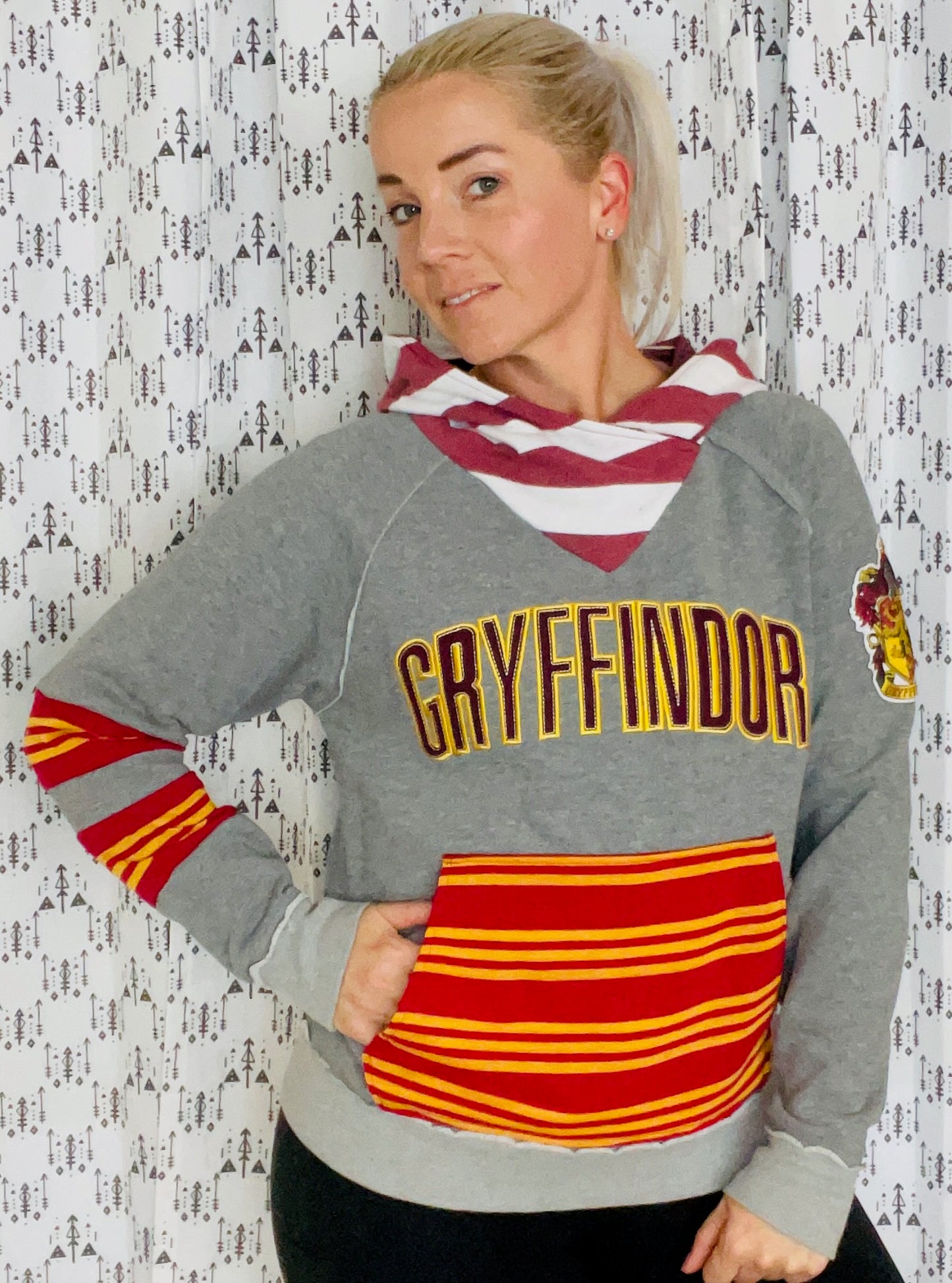 Gryff Pride Custom Hoodie Size- Women's M/L