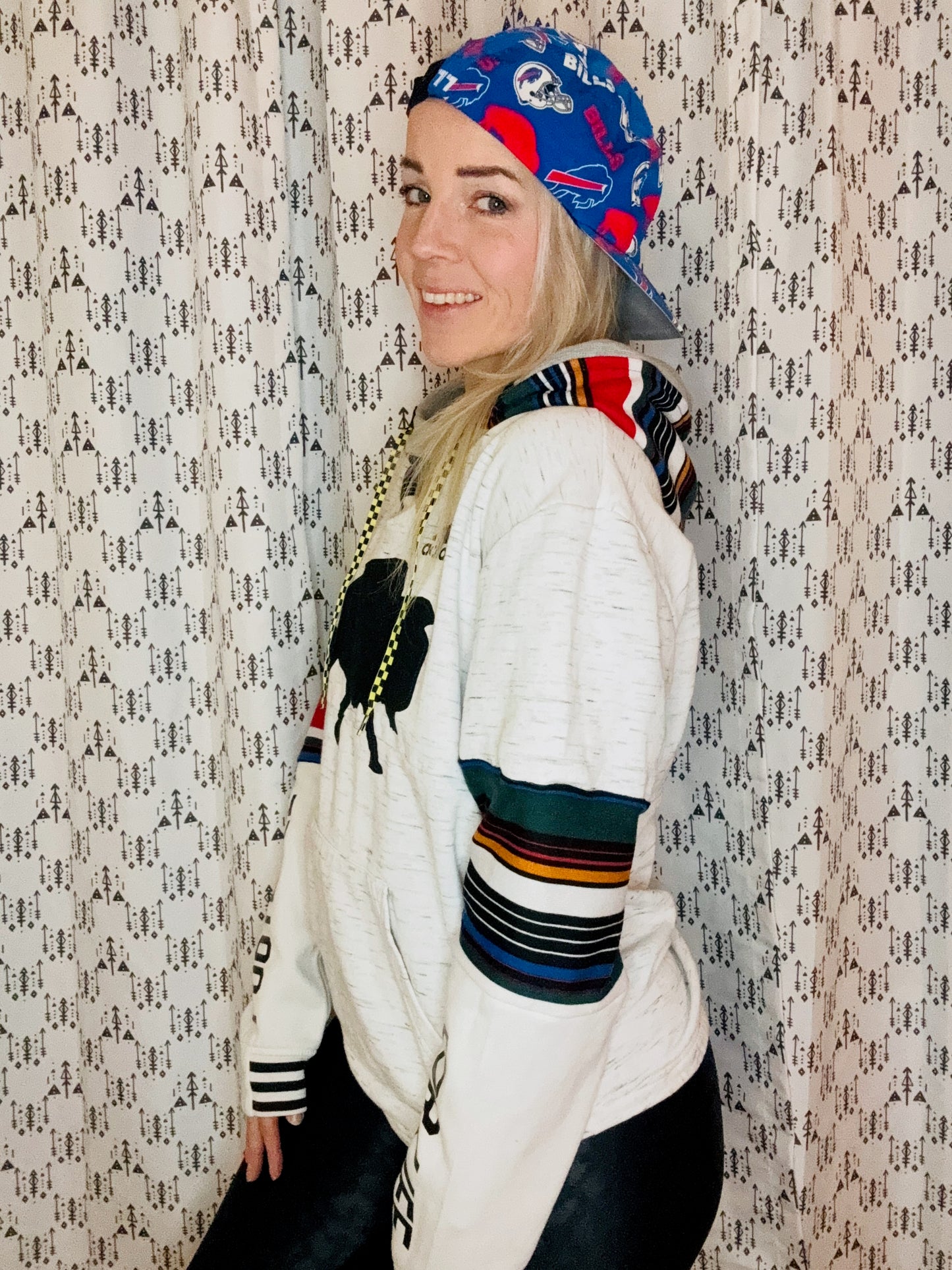 90's Football For Life Hoodie Size- Unisex S/M