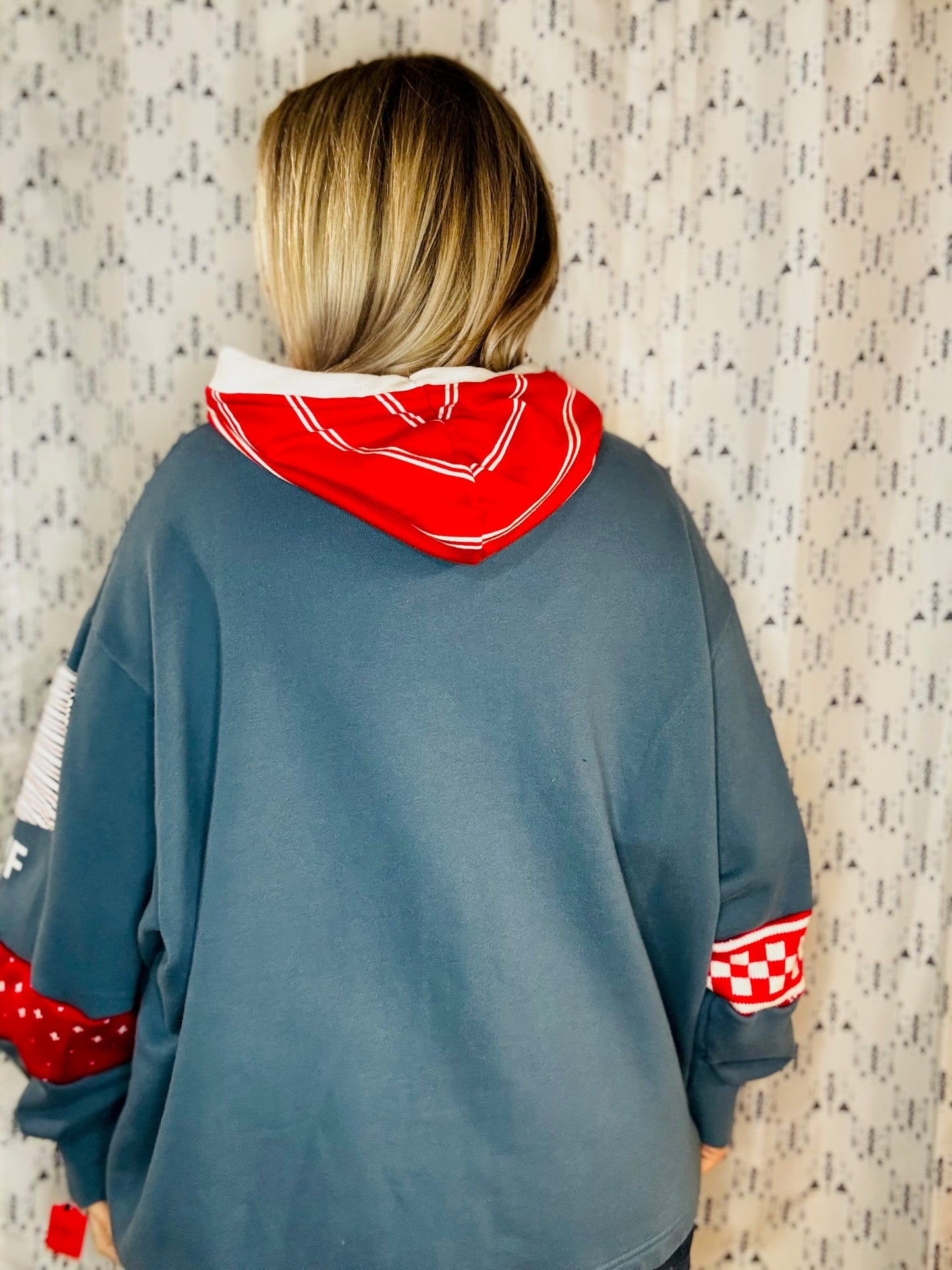 Blue BUF Cookie Hoodie Size- Women's XL/2X