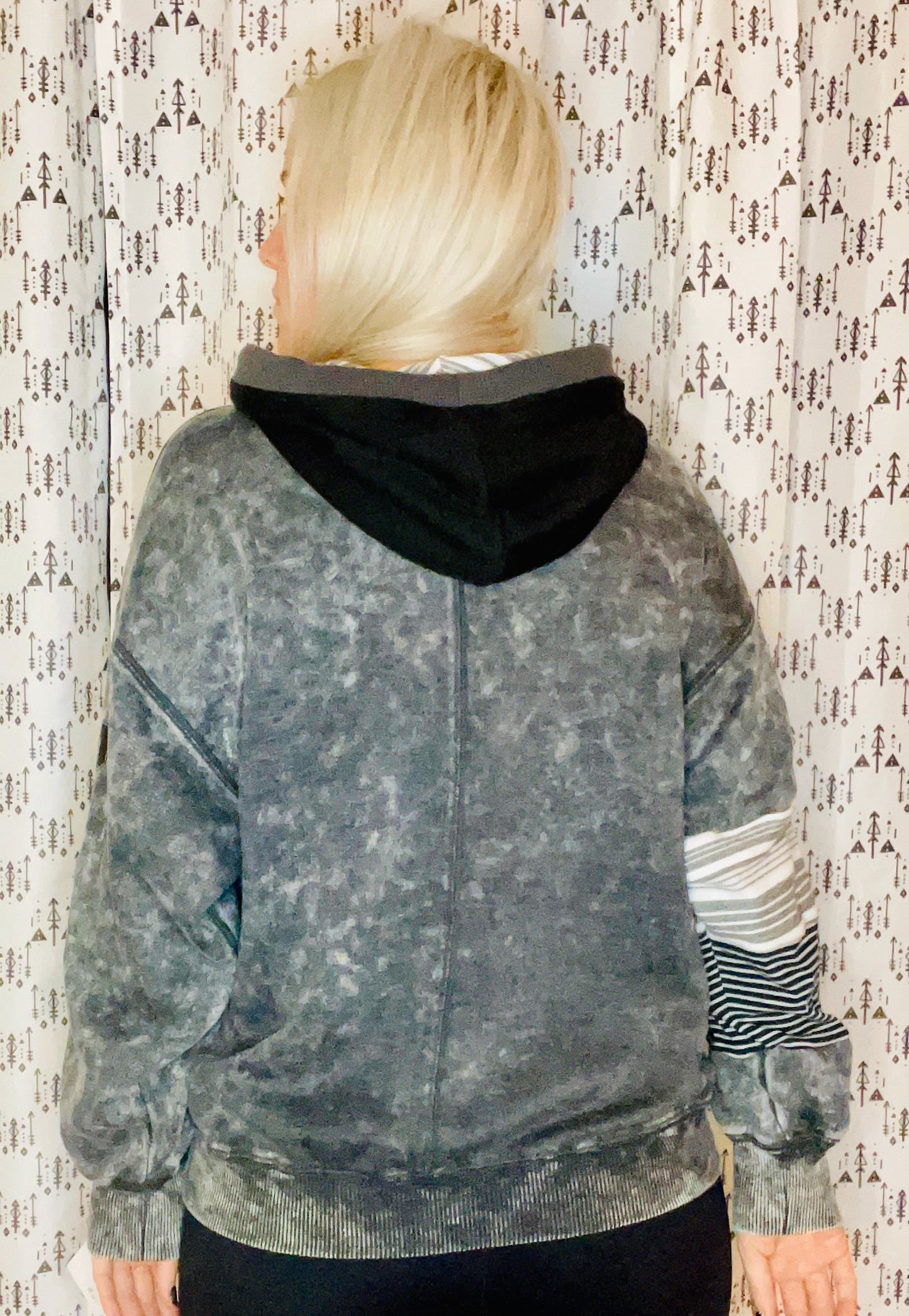 Distressed BUF Hoodie Size- Women's L/XL