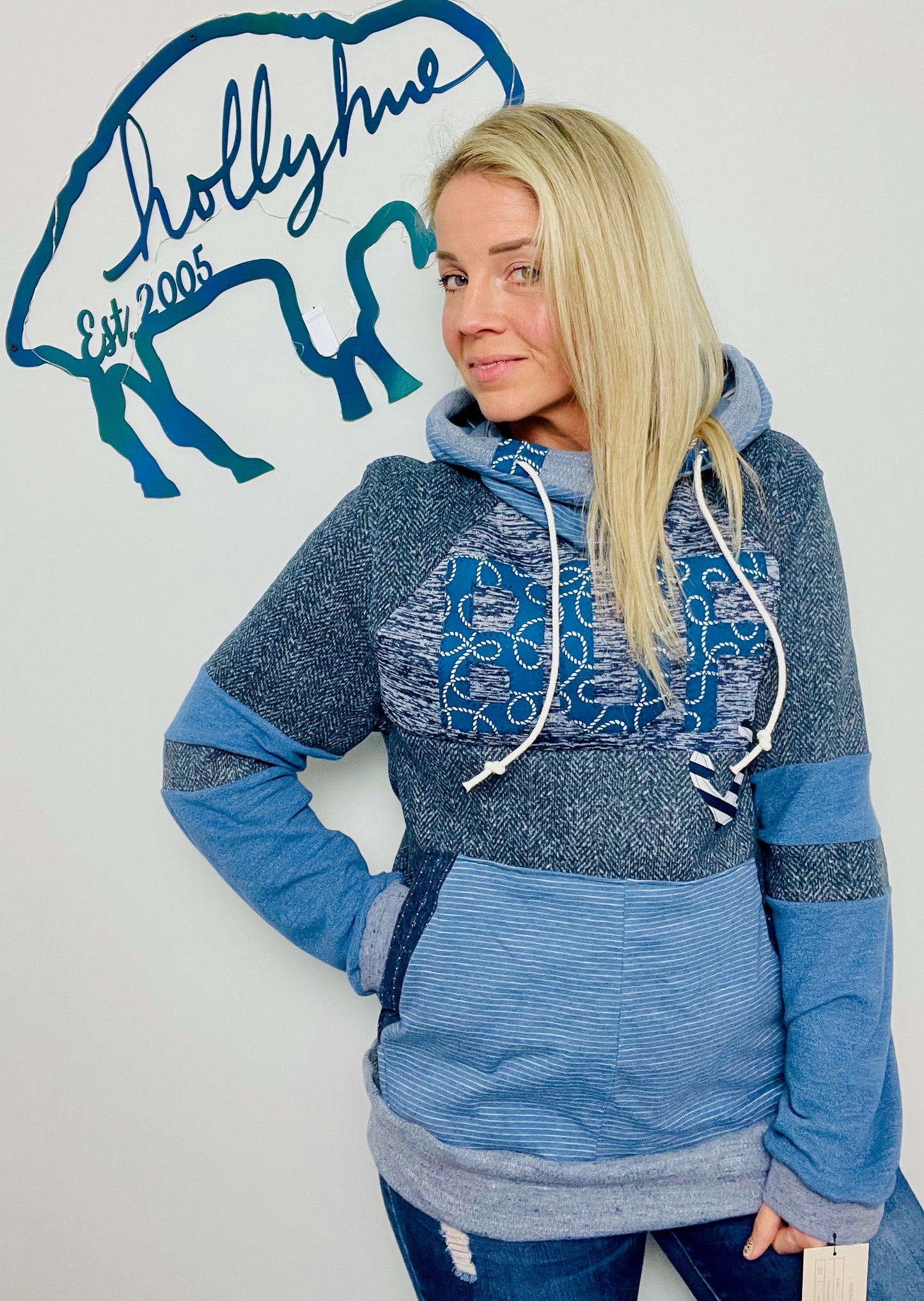 Nautical BUF Hoodie Size- Women's L/XL