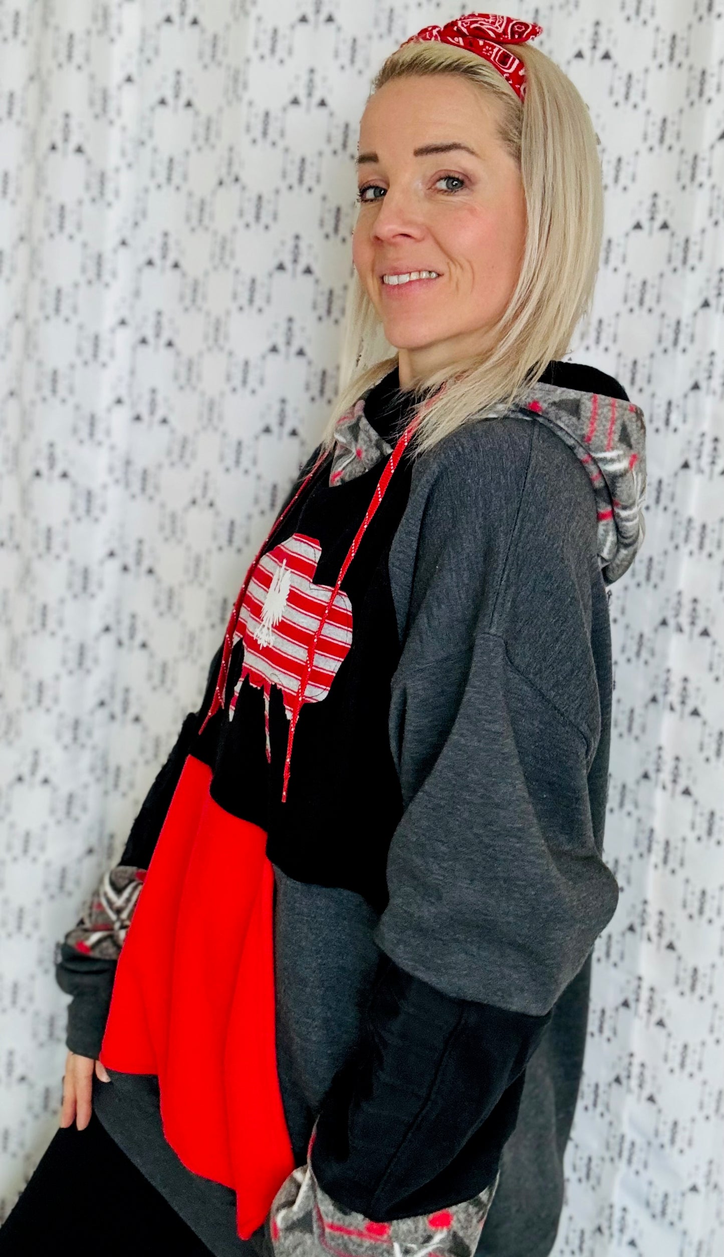 Dyngus Day Color-Block Hoodie Size- Unisex XL/2X
