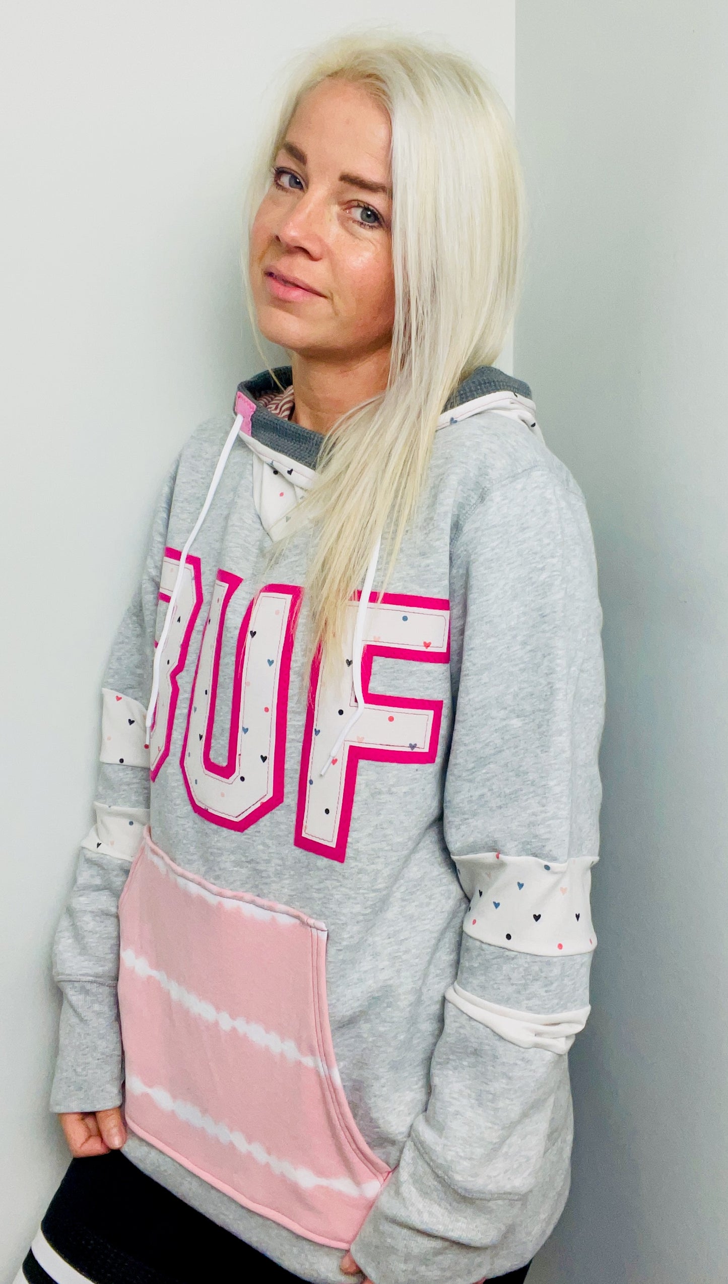 Buffalo Varsity BUF Barbie Hoodie Women's Size L/XL