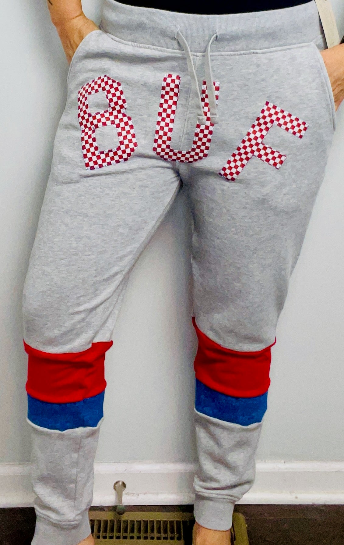 Light Grey BUF Joggers Size- Unisex S/M