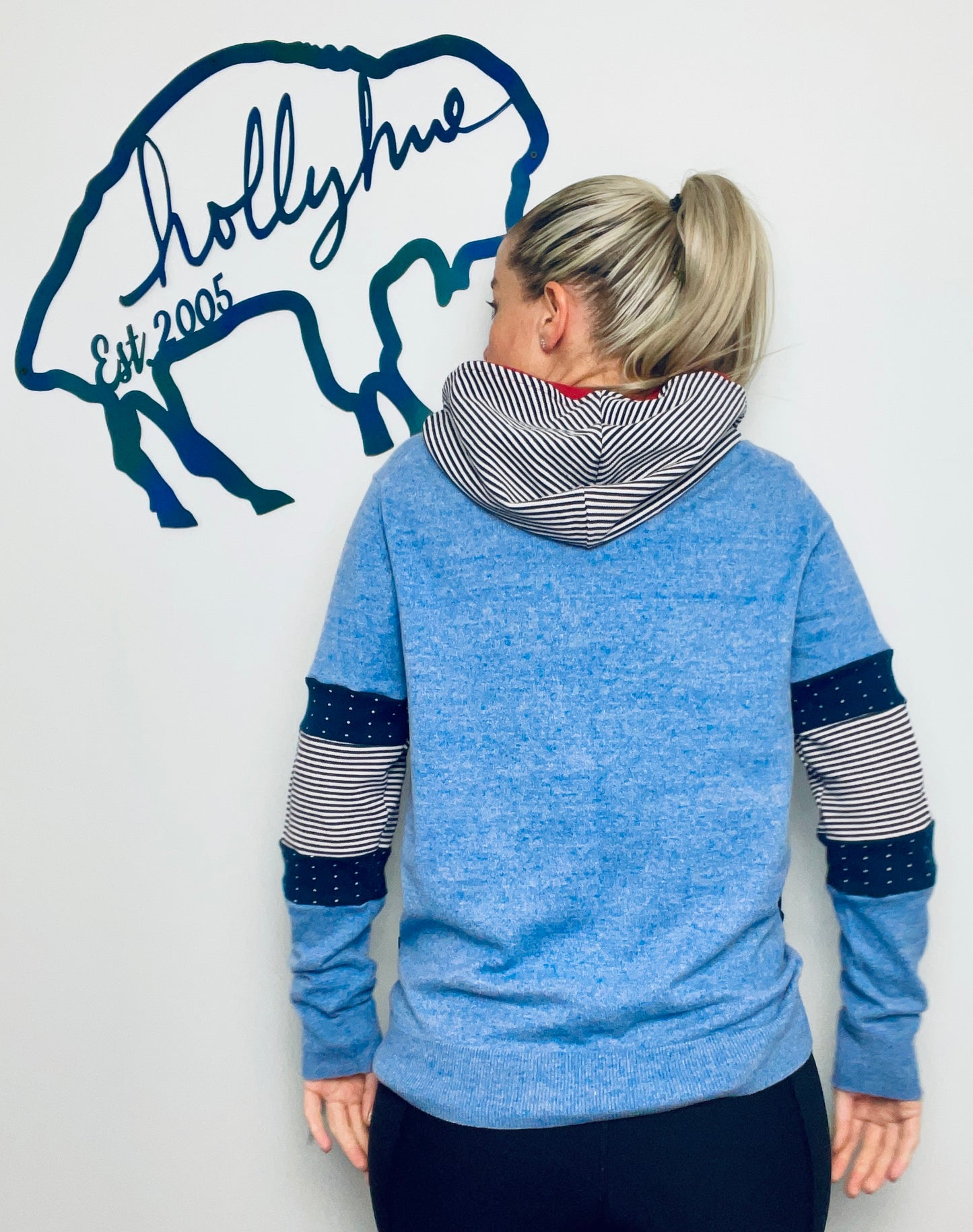 Vintage Americana BUF Sweater Hoodie Size- Women's M/L