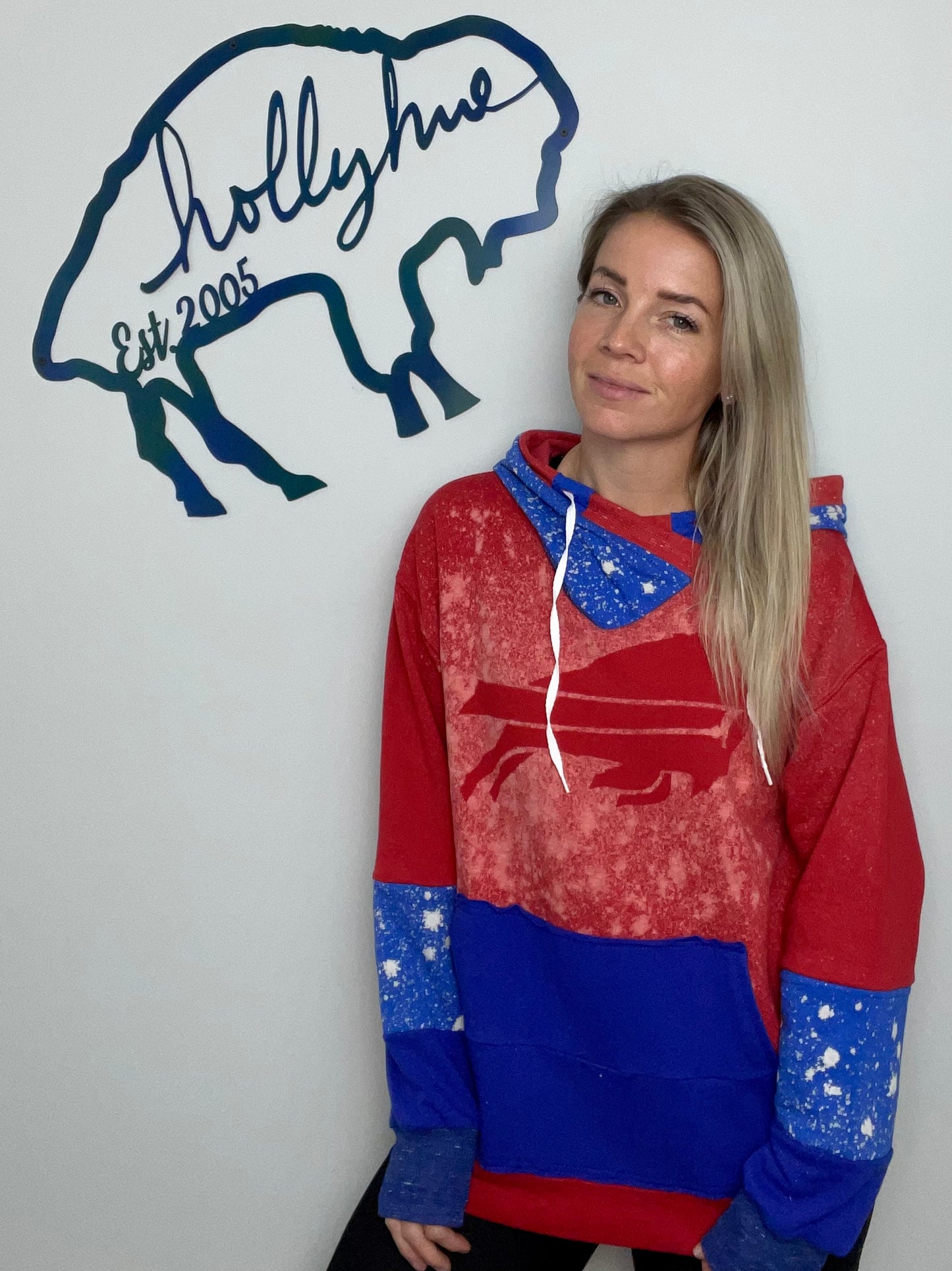 Color-Block Hoodie Size- Unisex M/L