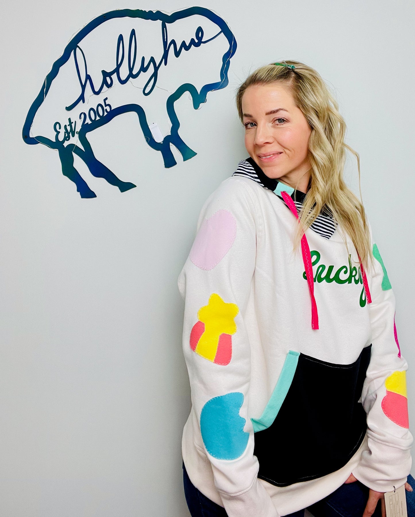 Lucky Marshmallows Hoodie Size- Unisex M/L