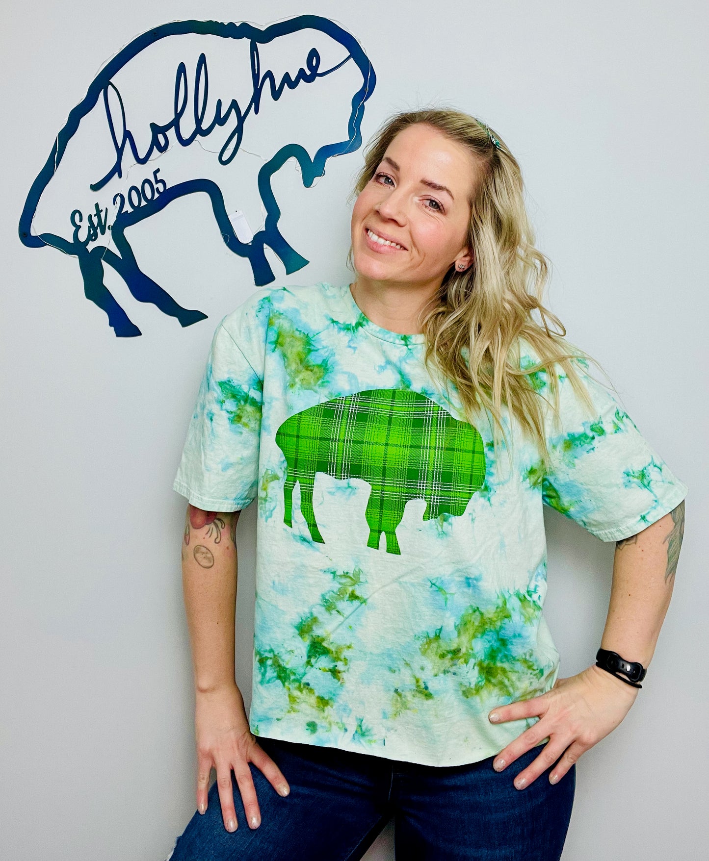 St. Patty's Buffalo Crop Size L/XL