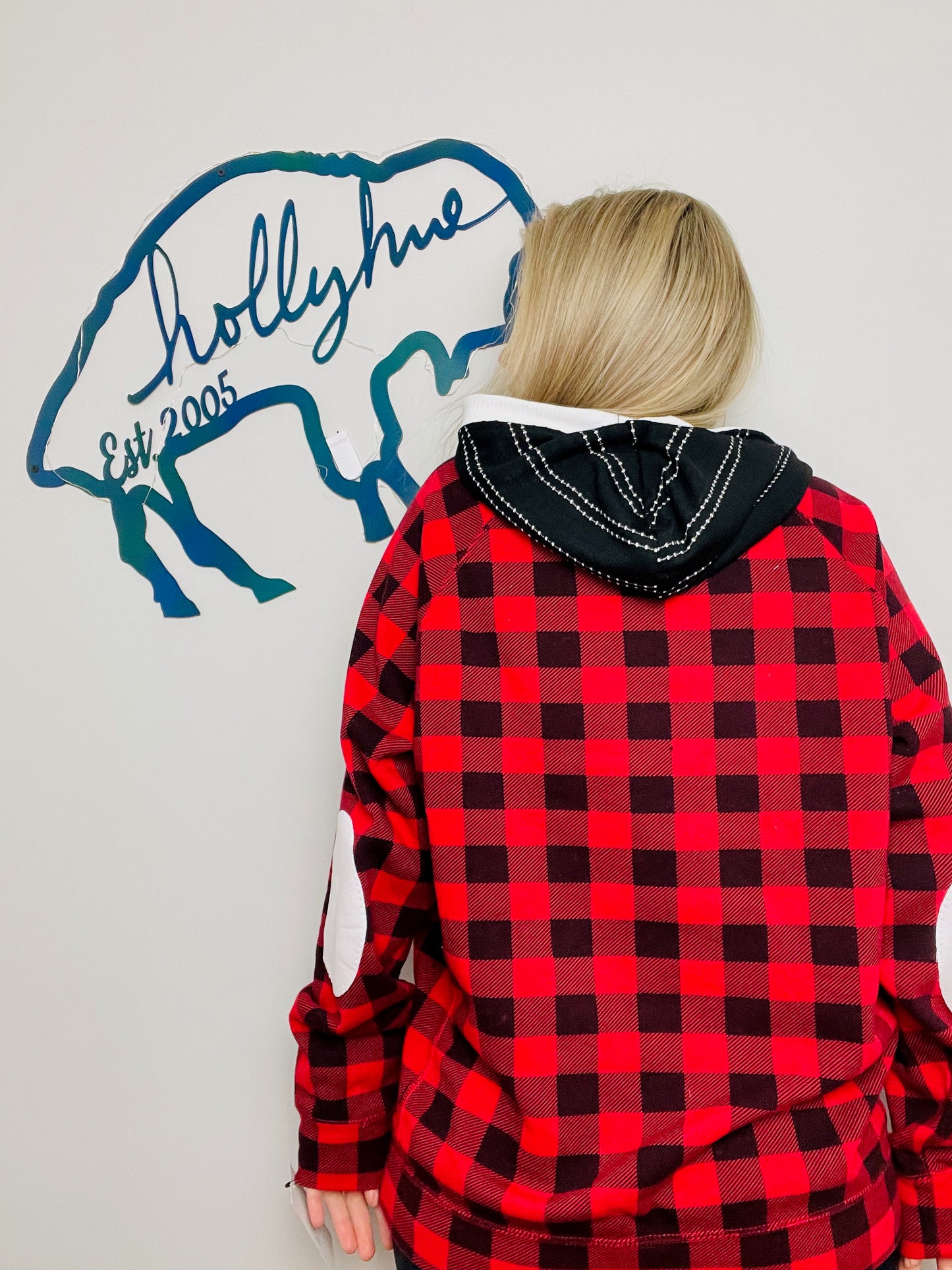 Dyngus Day Plaid Polish Throwback Hoodie Size- Unisex L/XL