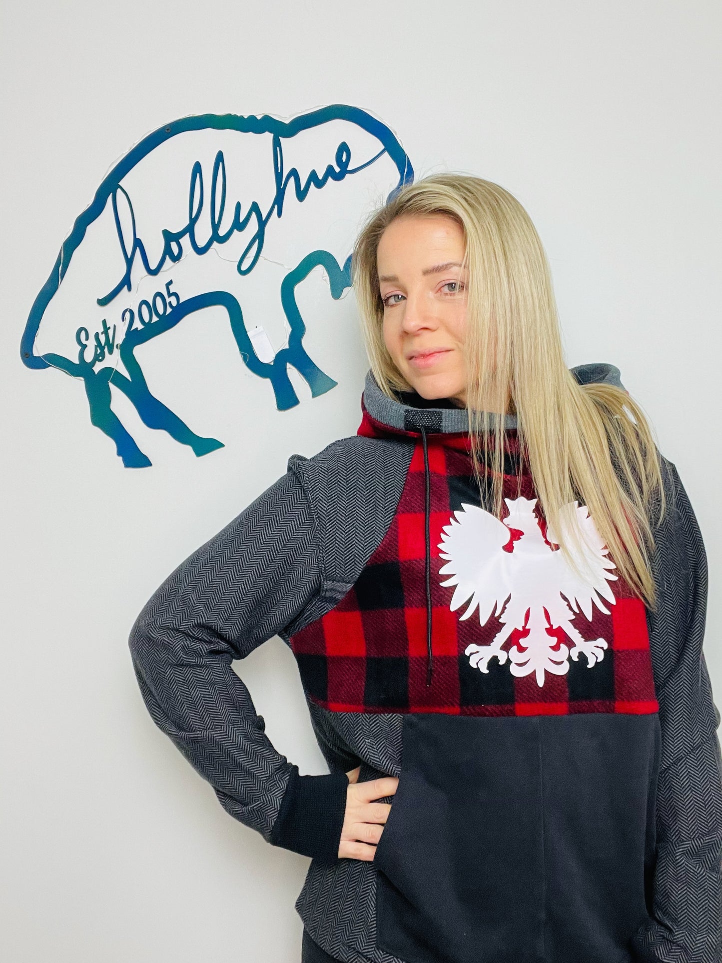 Dyngus Day Polish Falcon Hoodie Size- Unisex M/L
