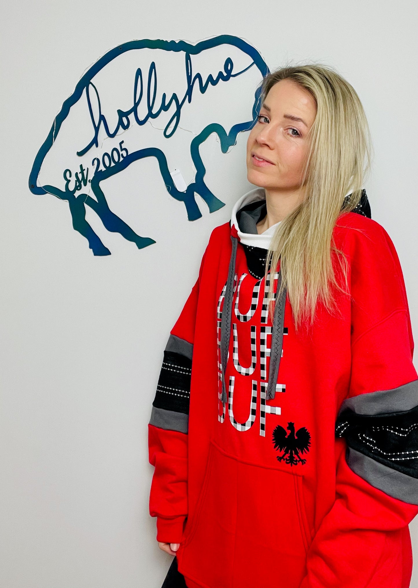 Dyngus Day BUF BUF BUF Polish Hoodie Size- Unisex XL/2X