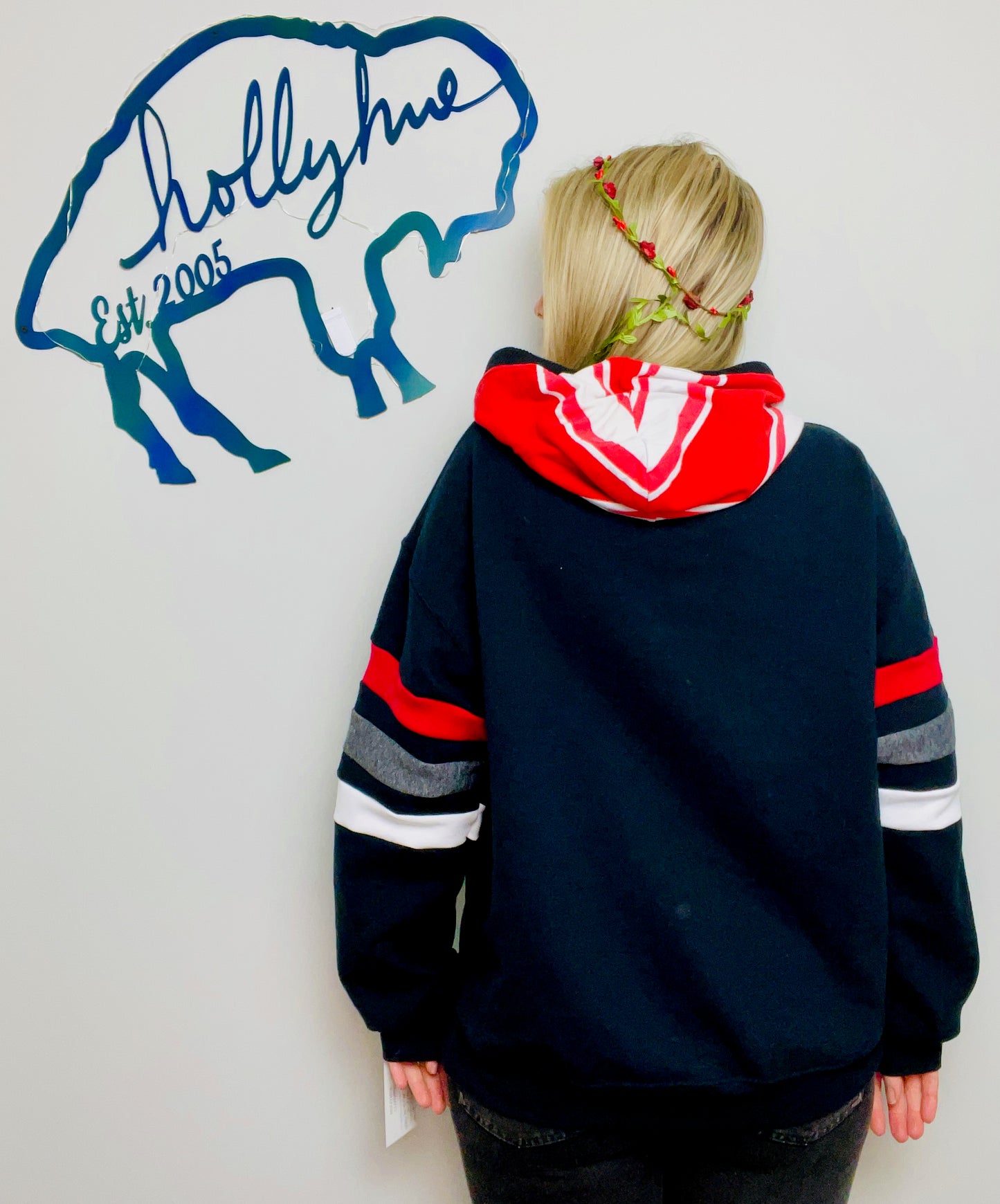 Dyngus Day Polish Falcon Buffalo Hoodie Size- Unisex L/XL