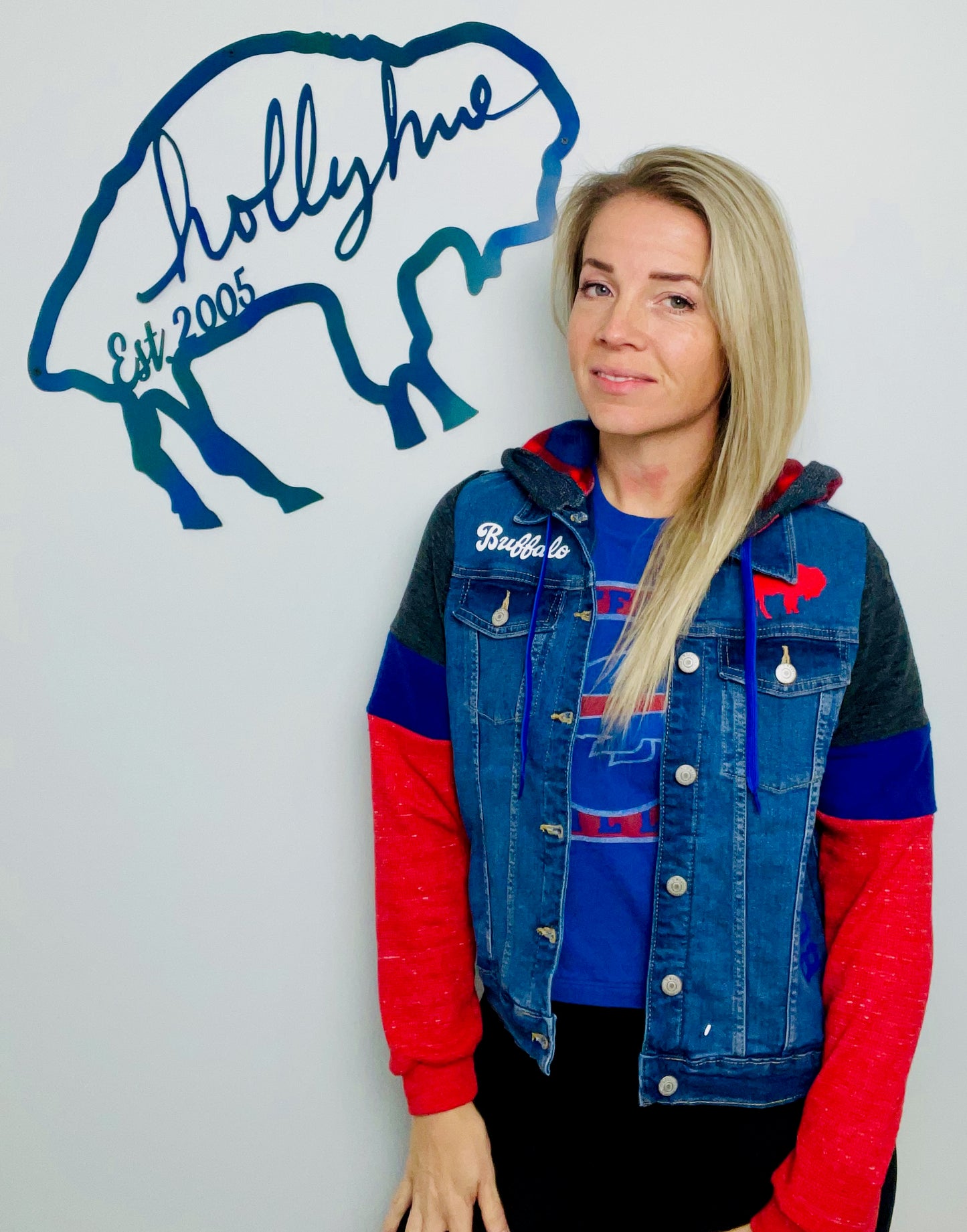 Blue Denim Jacket Size- Women's S