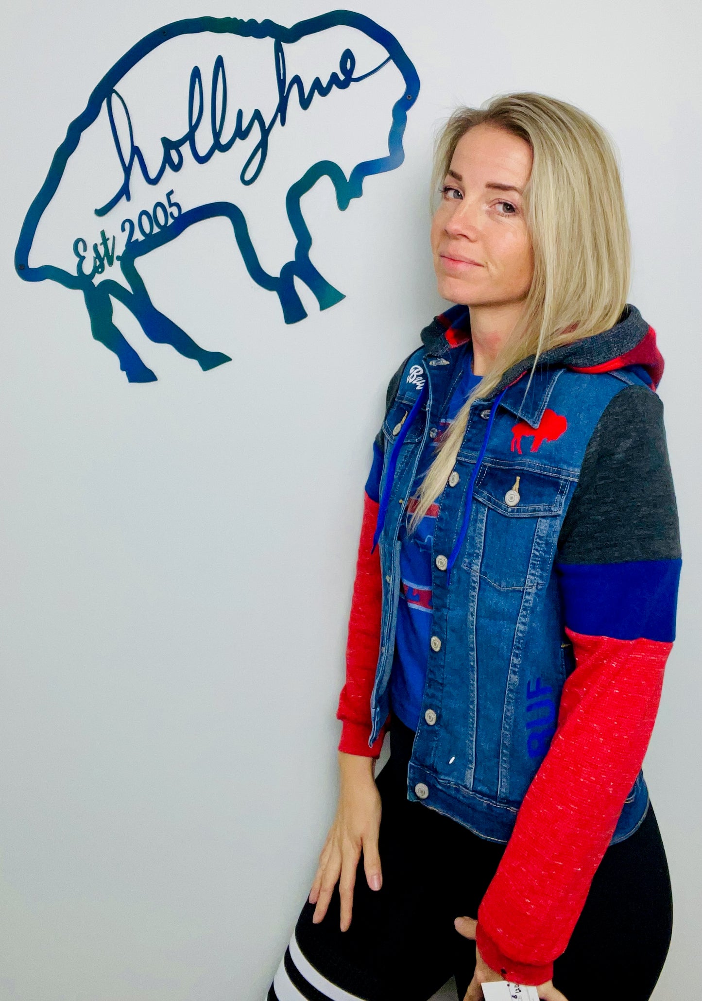 Blue Denim Jacket Size- Women's S