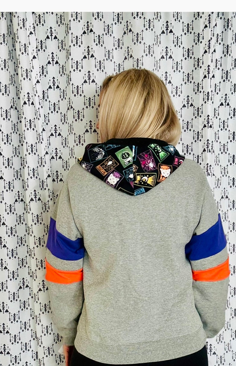 Halloween All-Over Buffalo Hoodie Size- Women’s M/L