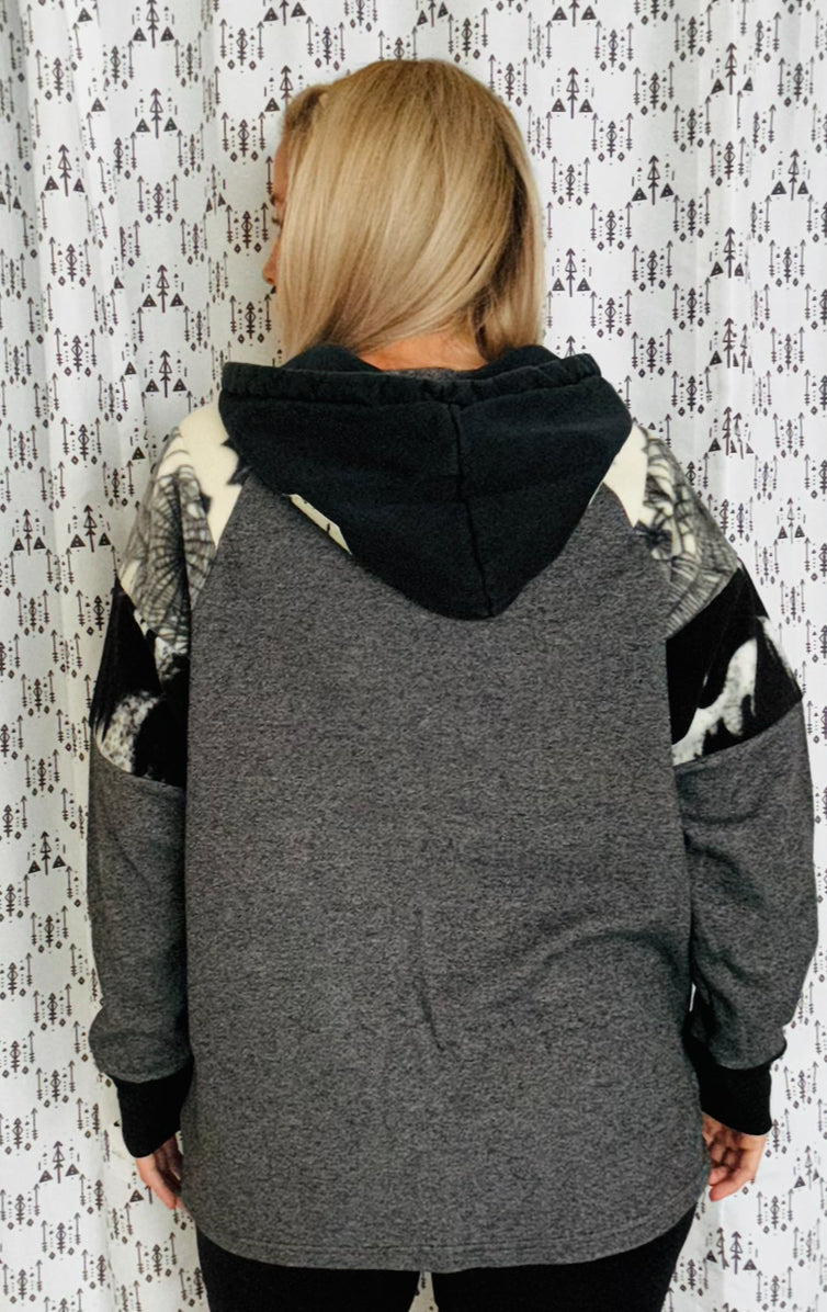 Falling Into Spiderwebs B Hoodie Size- Women’s M/L