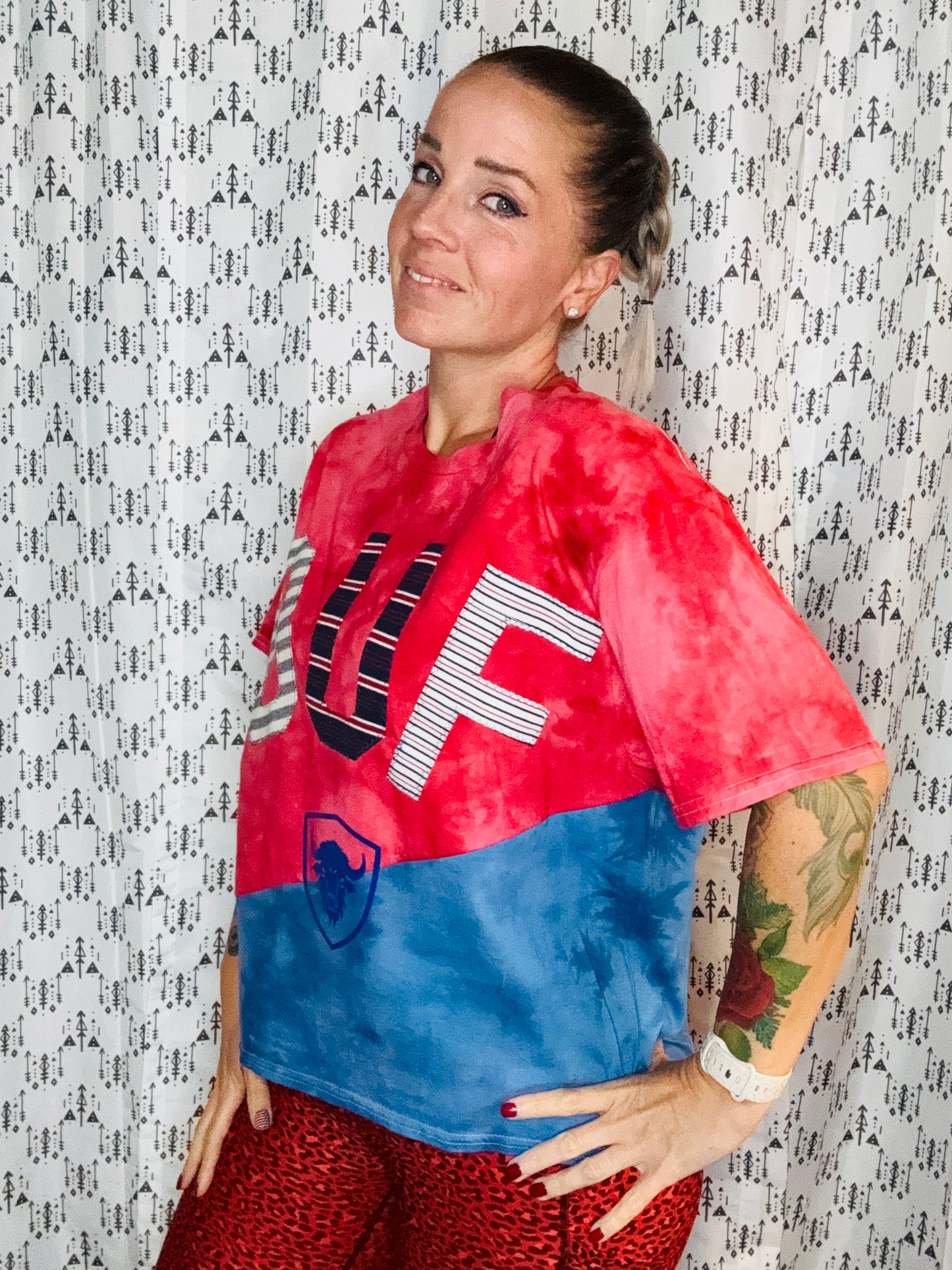 716 DAY BUF Tie Dye Crop T-Shirt Size- Women’s OSFM