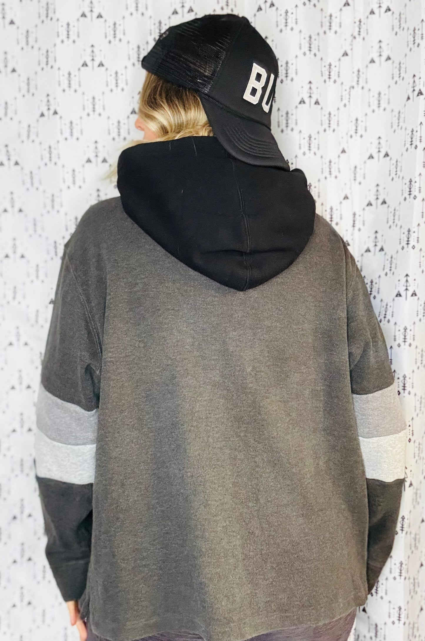 Rocktober BUF 1/4 Zip Hoodie Size- Unisex L/XL