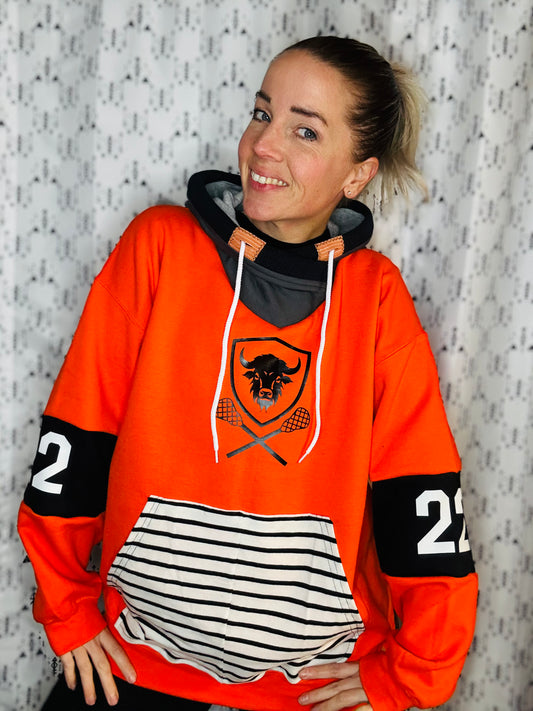 Byrne BUFFALO HEAD Hoodie Unisex-L/XL