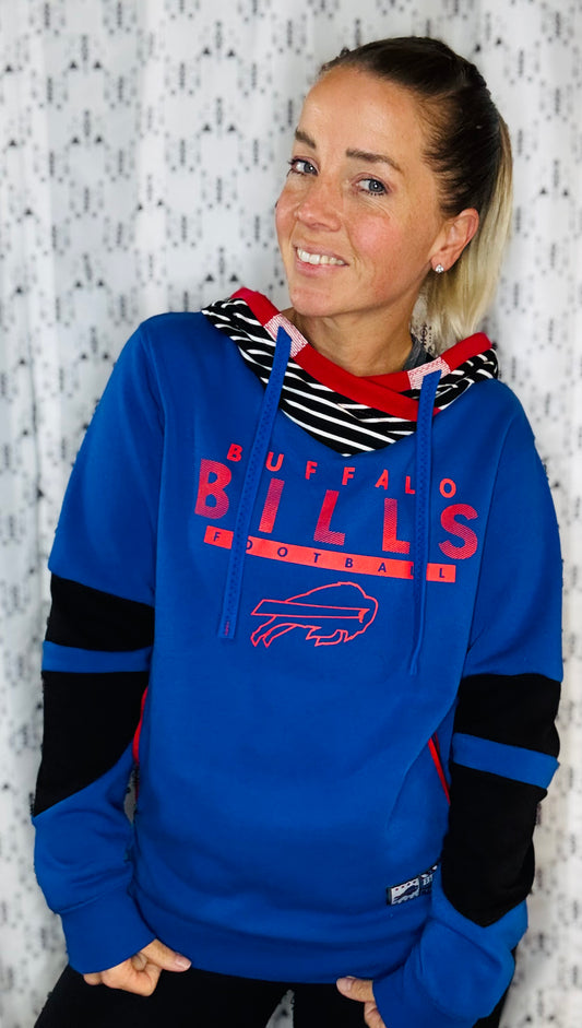 Blue Buffalo Football Hoodie Size- Women's M/L