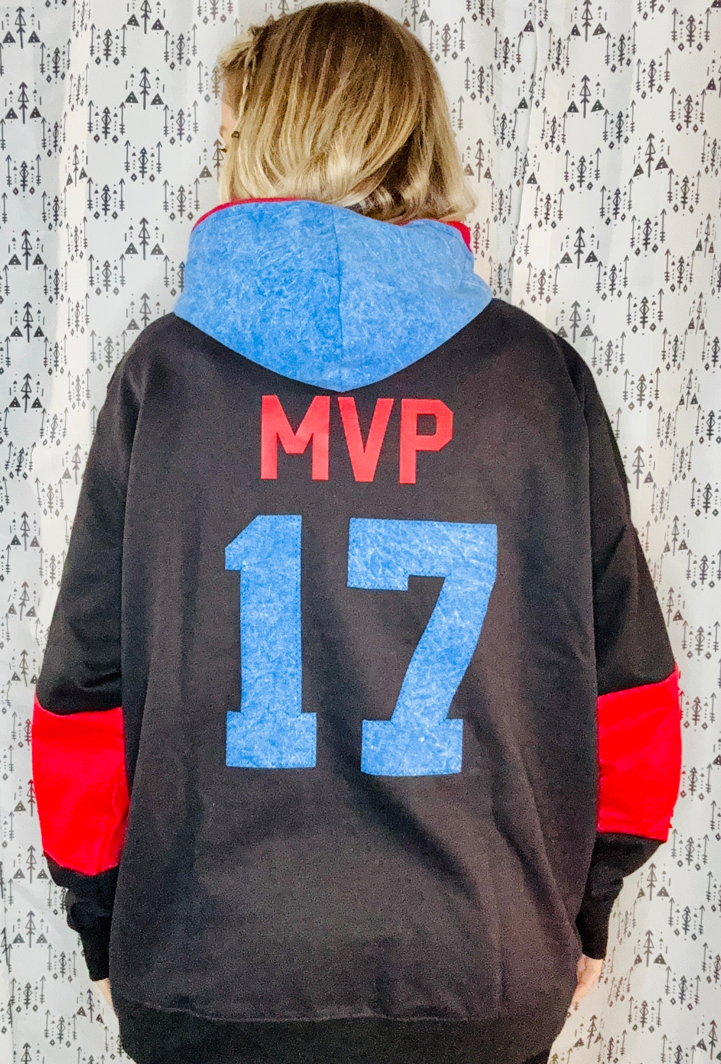 Black Be Good, Do Good  JA17 MVP Buffalo Hoodie Size- Unisex XL/2X