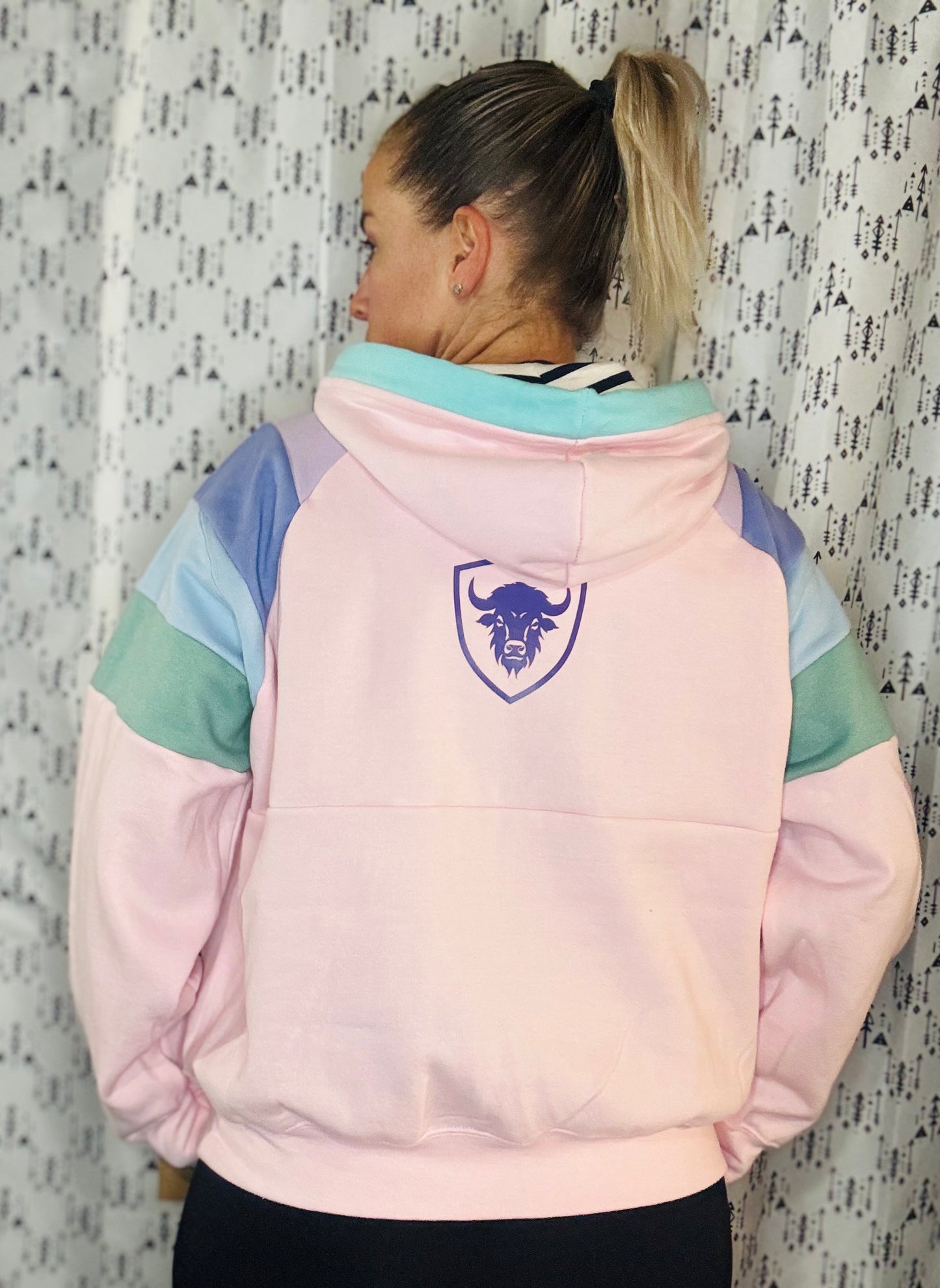 Pink Buffalo Pastel II Hoodie Size- Women's L/XL